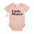 Little Sister Bodysuit, Little Sis Bodysuit, Lil Sister Bodysuit, Lil Sis Bodysuit, Newborn Gift, New Baby Sister Gift, Baby Shower Gift