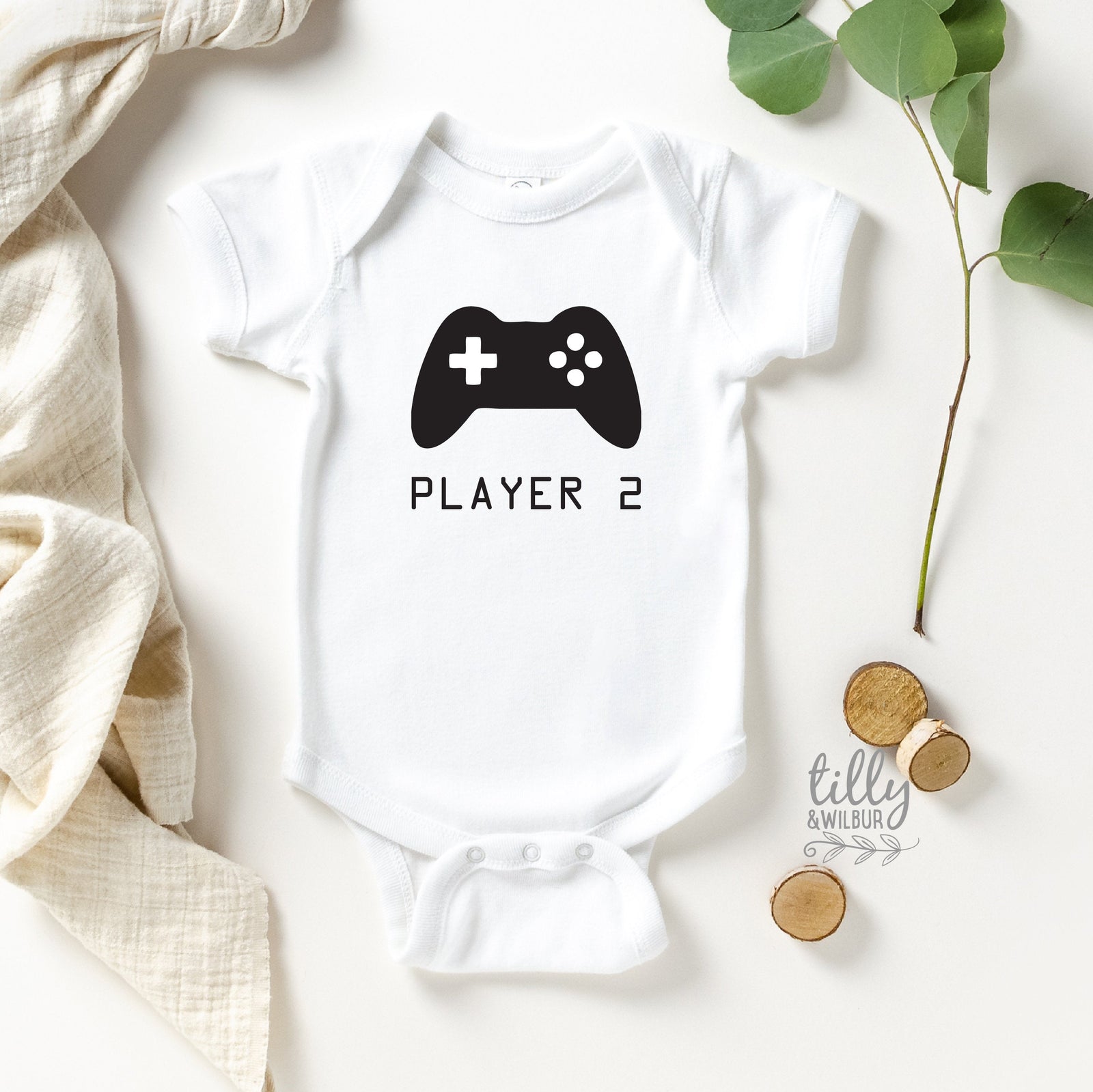 Player 2 T-Shirt, Player 1 Player 2, Father Son, Daddy Daughter, Matching Dad Baby, Sibling Set, Gaming, Father's Day Gift, Gamer Gift,