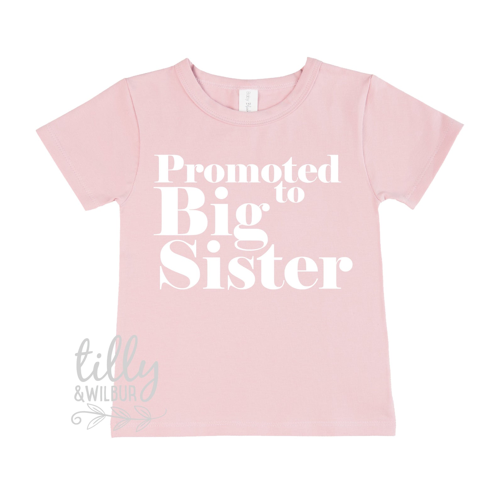 Promoted To Big Sister T-Shirt, Big Sis T-Shirt,  Big Sister Gift, Pregnancy Announcement Shirt, I'm Going To Be A Big Sister T-Shirt, Sis