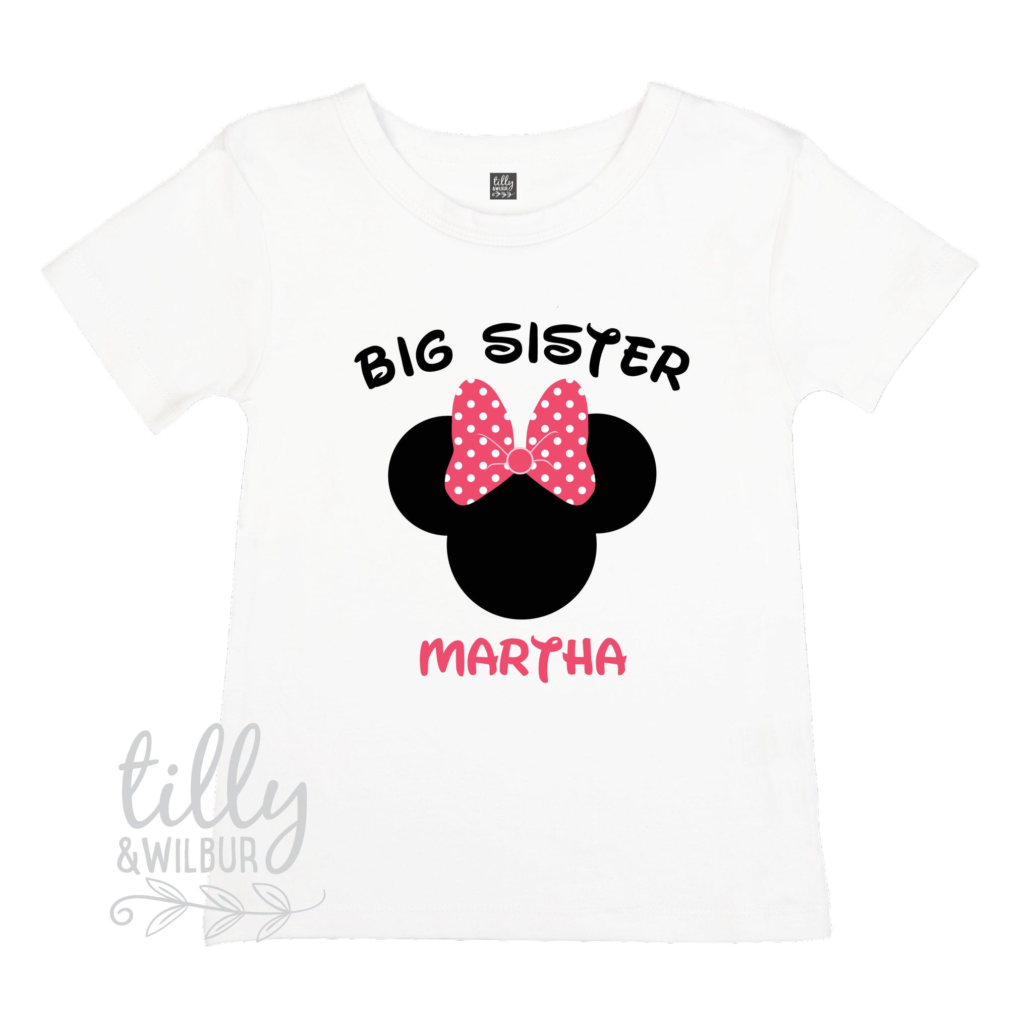 Minnie mouse cheap big sister shirt