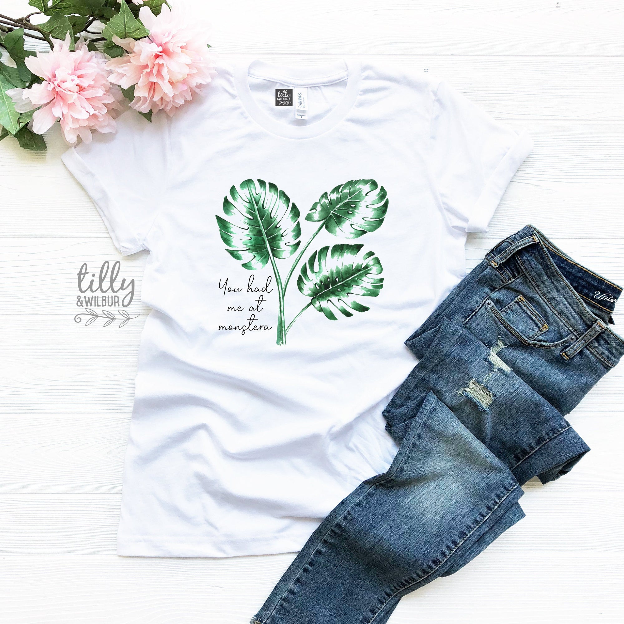 You Had Me At Monstera Women&#39;s T-Shirt, Monstera T-Shirt, Monstera Shirt, Women&#39;s Birthday Gift, Women&#39;s Gift, Monstera Lover, Monstera Tee
