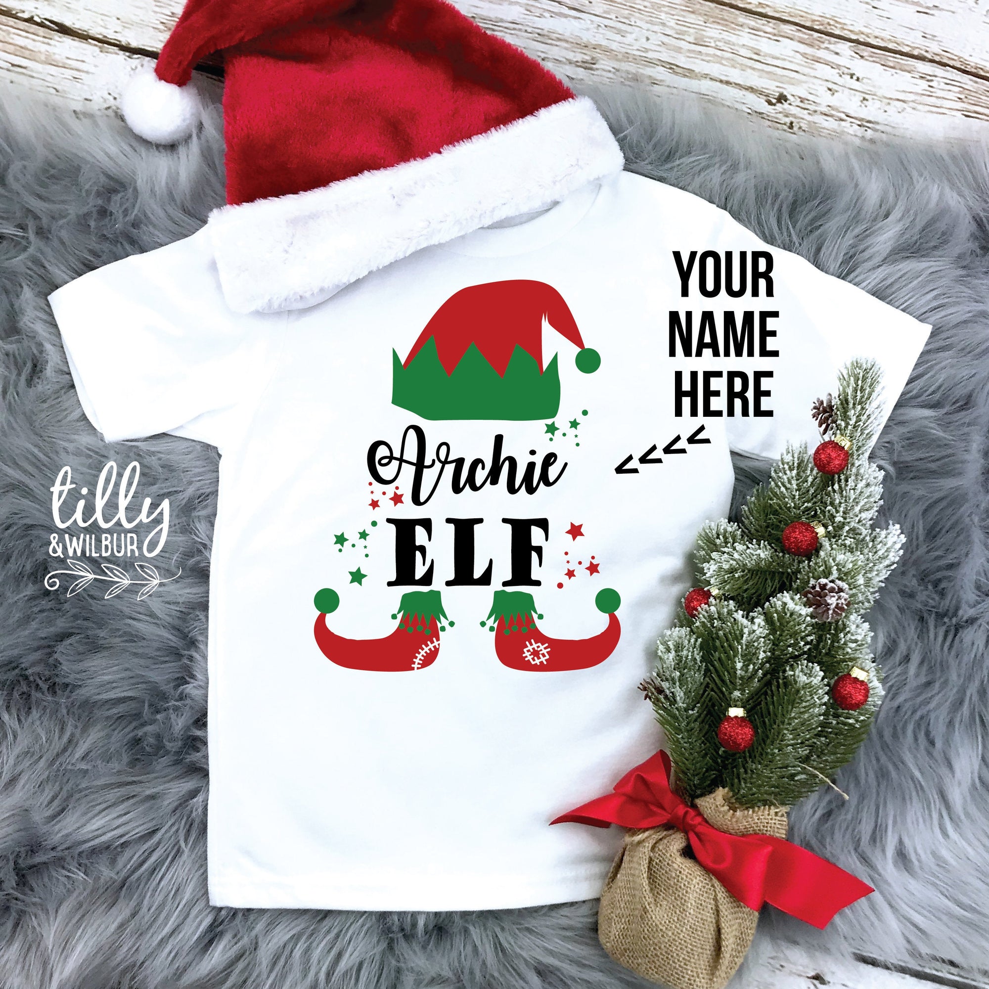 Christmas Elf T-Shirt For Boys, Personalised Boys Elf T-Shirt, Boys Christmas Gift, Matching Elf T-Shirts, Personalised Boys Gift, Boy Gift