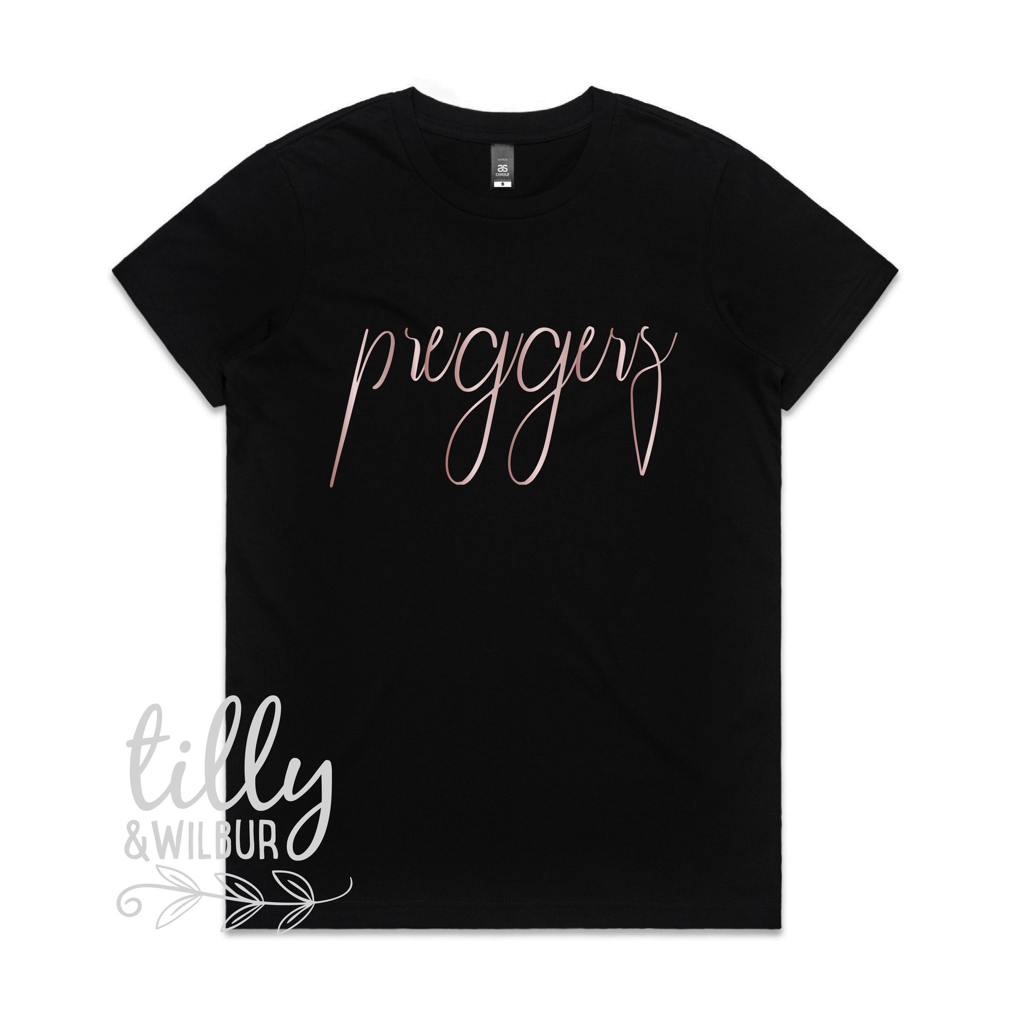 Preggers Women&#39;s T-Shirt, Pregnancy Announcement T-Shirt, Pregnancy T-Shirt, We&#39;re Having A Baby, Announcement Tee, I&#39;m Pregnant,