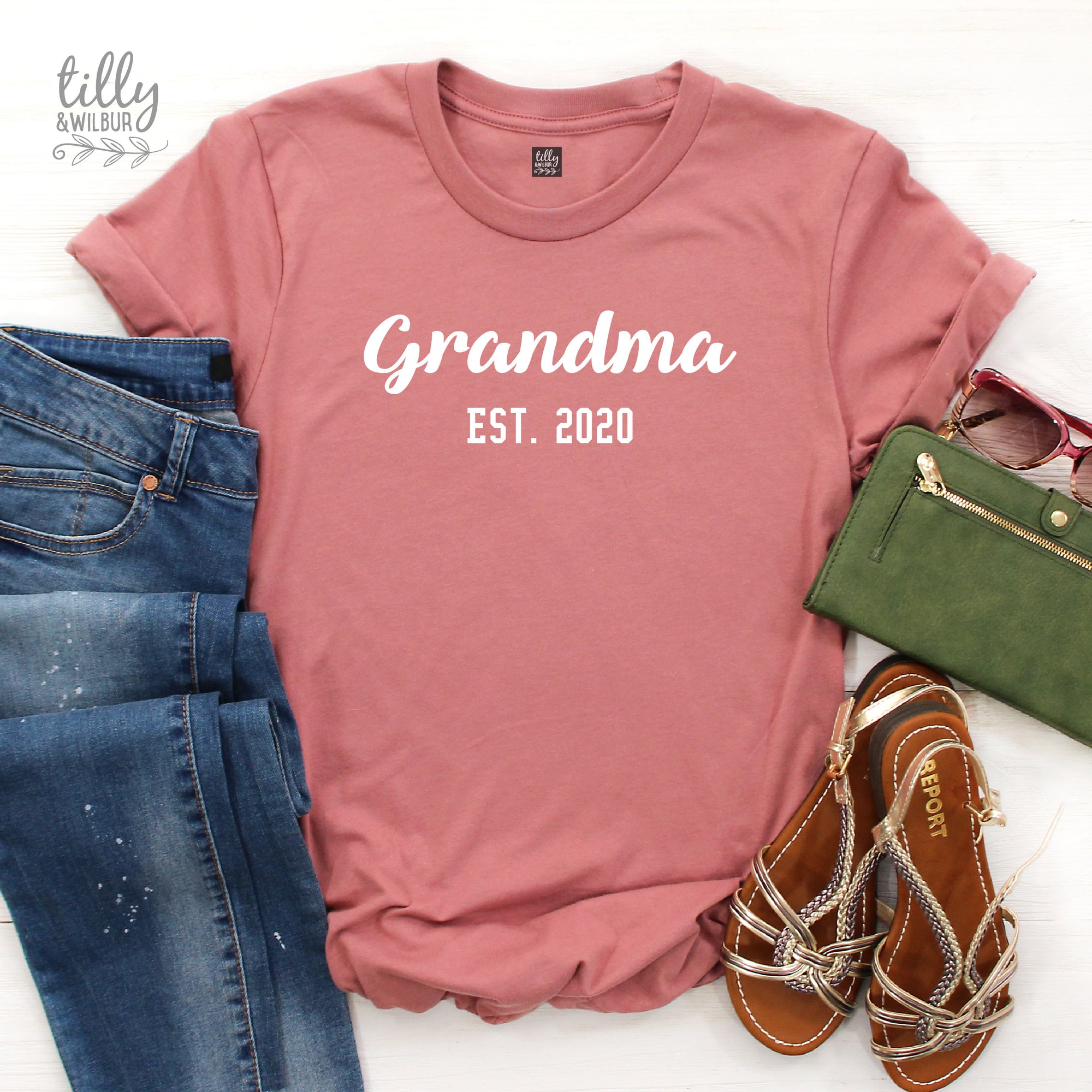 Grandma Est. T-Shirt, Only The Best Mums Get Promoted To Grandma T-Shirt, Grandmother T-Shirt, Grandchild Gift, Gran, Pregnancy Announcement