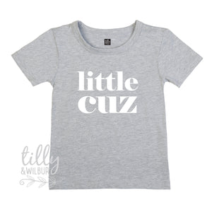 Little Cuz T-Shirt, Little Cuz Baby Bodysuit, Cousin Set, Cousin Gift, Pregnancy Announcement, You&#39;re Going To Be A Cousin, Cousin T-Shirt