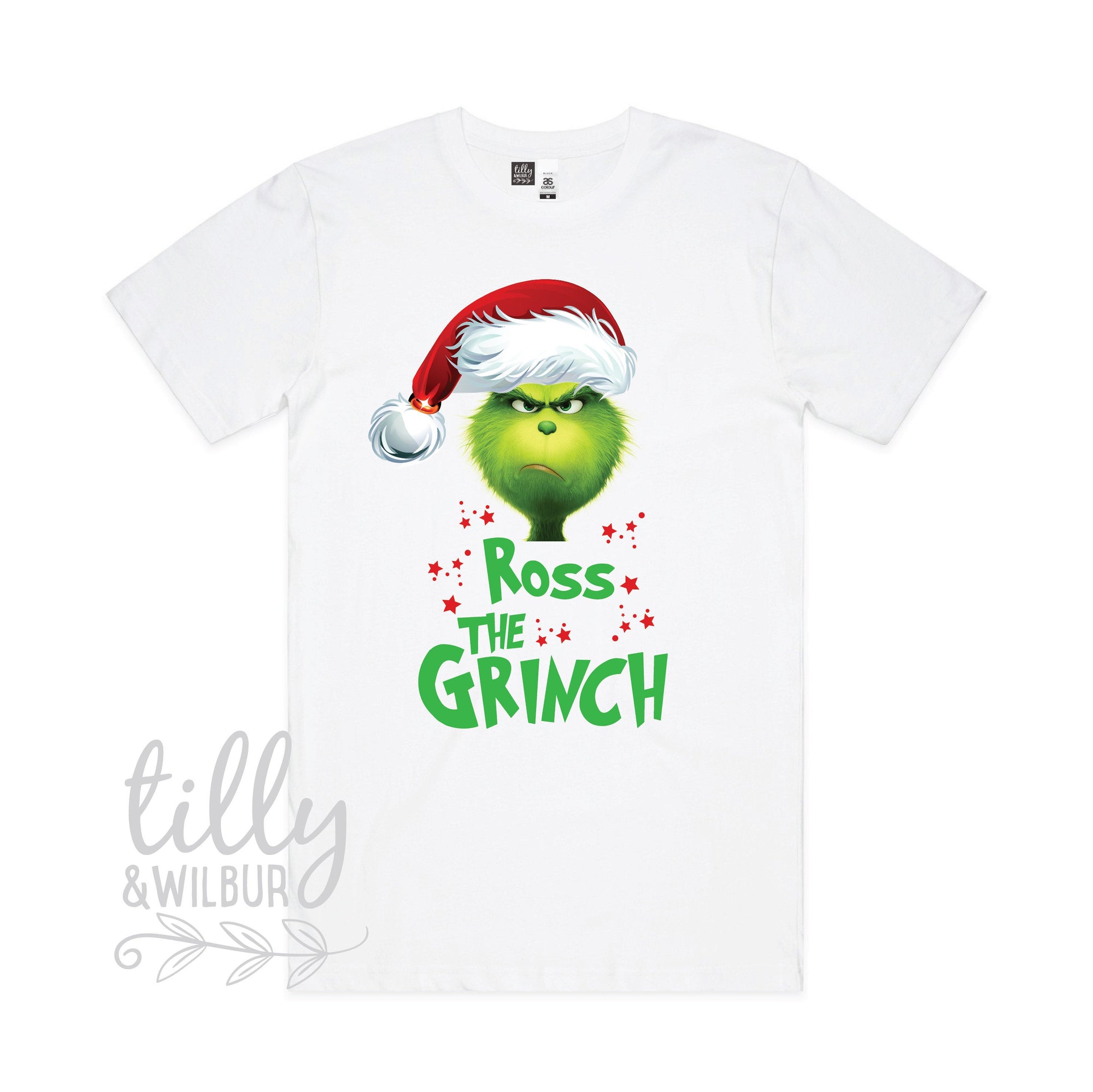 The Grinch Personalised Christmas T-Shirt, Funny Men&#39;s Christmas T-Shirt, Grinch Christmas T-Shirt, Funny Christmas T-Shirt, Men&#39;s Xmas Gift