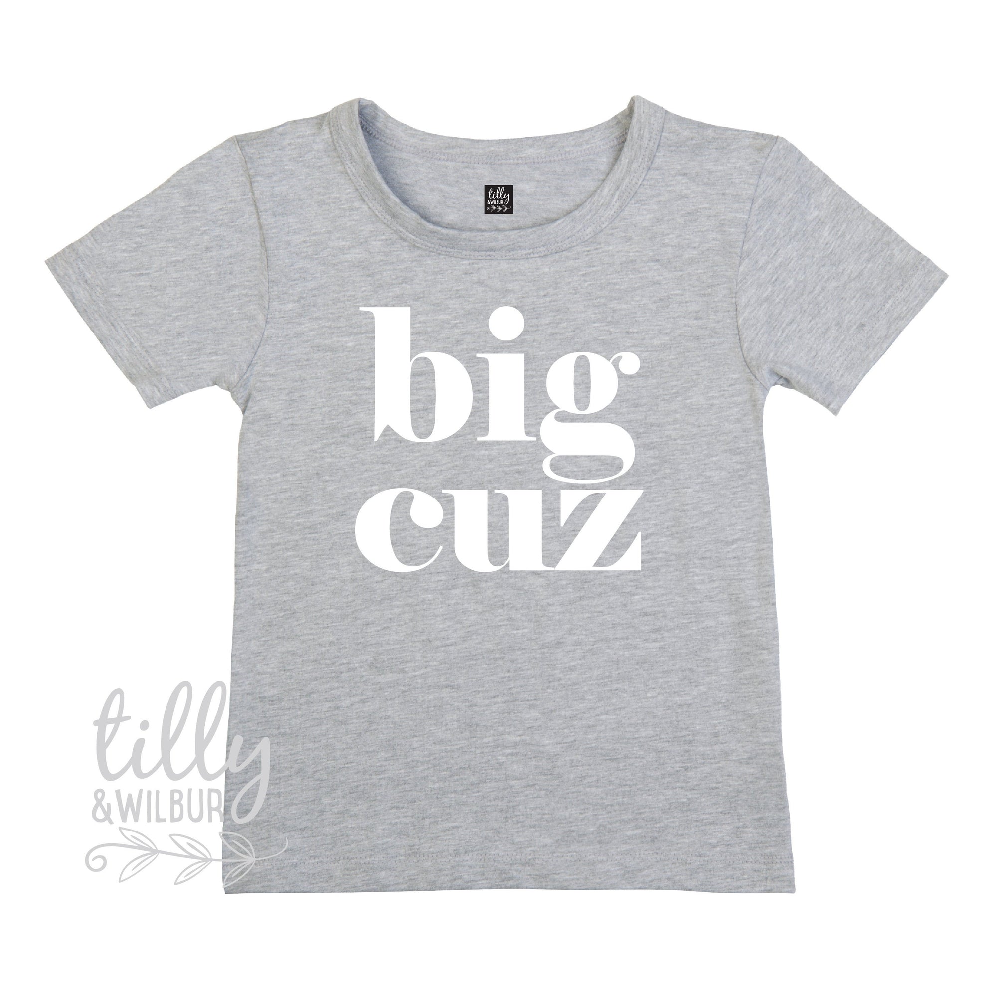 Big Cuz T-Shirt, Big Cuz Baby Bodysuit, Big Cousin, Cousin Gift, Pregnancy Announcement, You&#39;re Going To Be A Big Cousin, Promoted to Cousin
