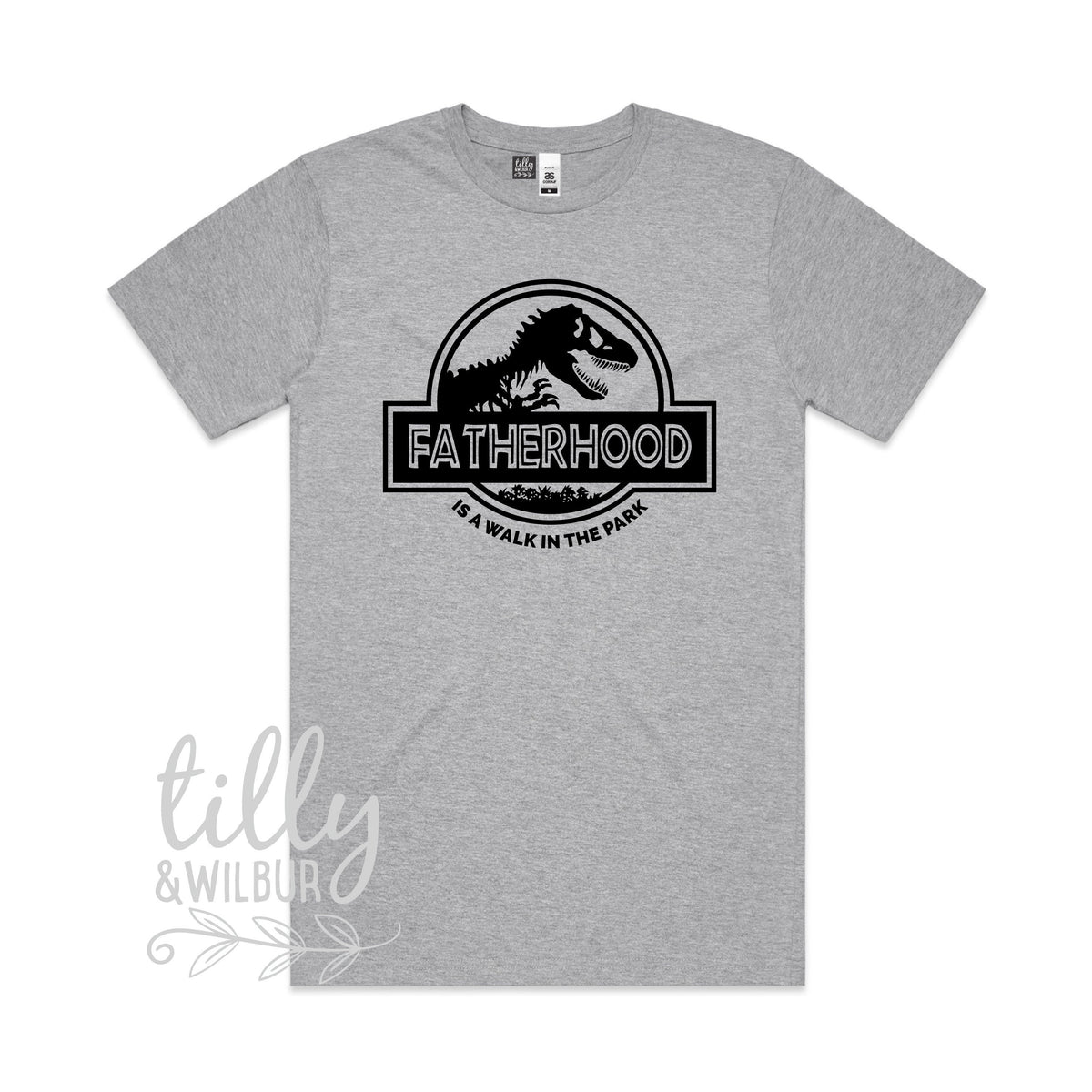 Fatherhood Is A Walk In The Park Men&amp;#39;s T-Shirt, Father&amp;#39;s Day Gift, Dad Gift, Jurassic Park T-Shirt, Dinosaur T-Shirt, Dad Birthday, Dino Tee