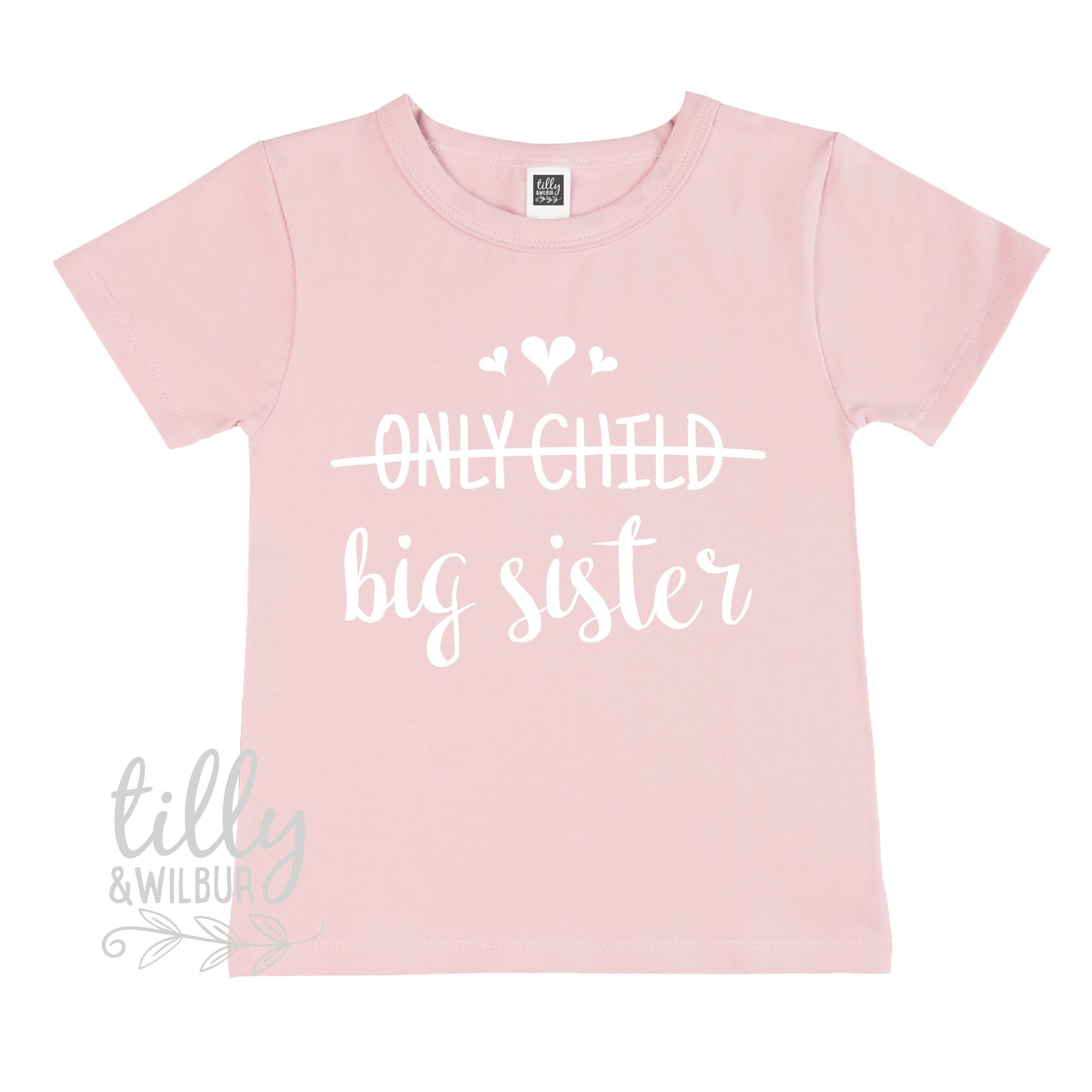 An original design and quality print from Australia&#39;s #1 Etsy seller for Expressive Wear - Only Child to Big Sister