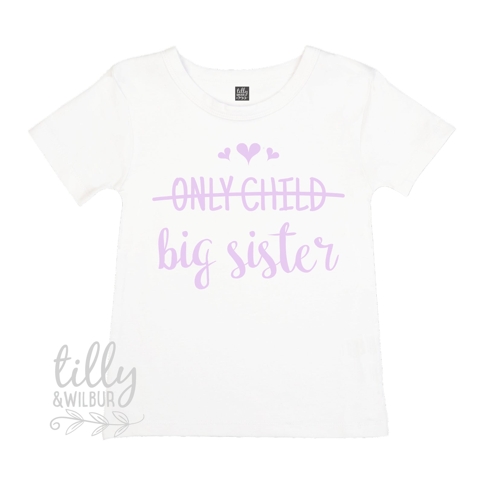 Only Child Big Sister T-Shirt, I'm Going To Be A Big Sister Shirt, Pregnancy Announcement T-Shirt, Big Sister Shirt, Sister Shirt, New Baby