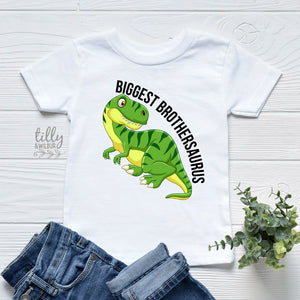 Biggest Brothersaurus T-Shirt For Boys, Promoted To Big Brother Shirt, I&#39;m Going To Be A Big Brother, Pregnancy Announcement, Dinosaur Shirt