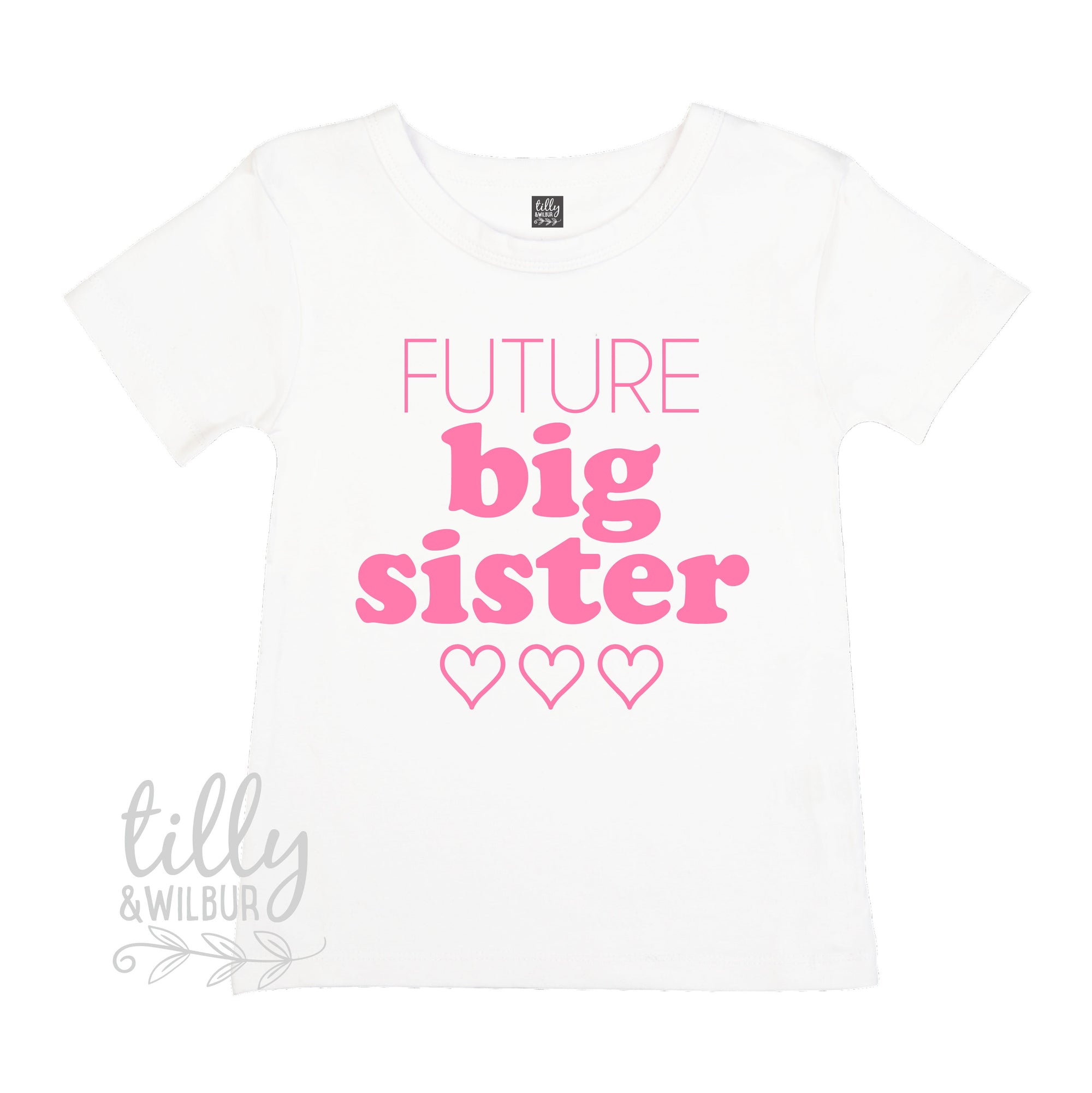 Future Big Sister T-Shirt, Big Sister Announcement, Big Sister Gift, Pregnancy Announcement Shirt, I&#39;m Going To Be A Big Sister Announcement