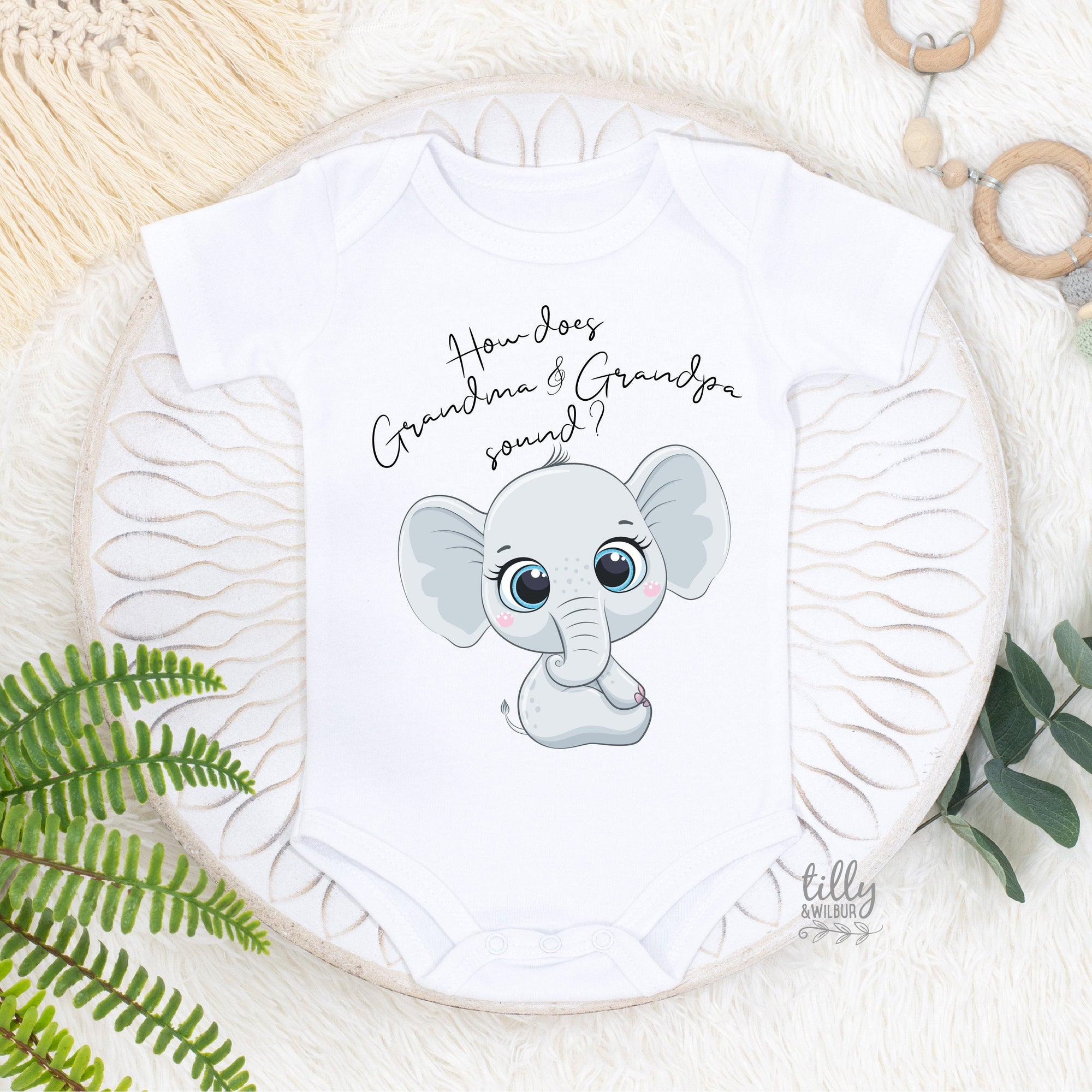 How Does Grandma & Grandpa Sound Bodysuit, Hello Grandma and Grandpa, Pregnancy Announcement Bodysuit, Grandbaby Reveal, Grandchild Arriving