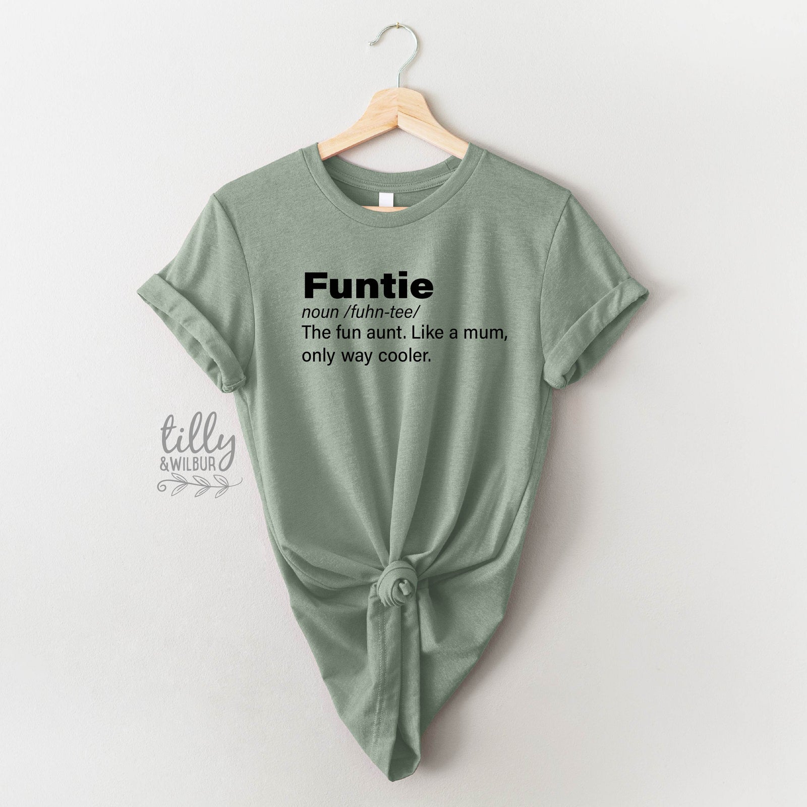 Funtie The Fun Aunt Like A Mum Only Way Cooler, Aunt T-Shirt, Auntie T-Shirt, Funny Aunt T-Shirt, Funny Auntie Shirt, Niece Nephew, Fun Aunt