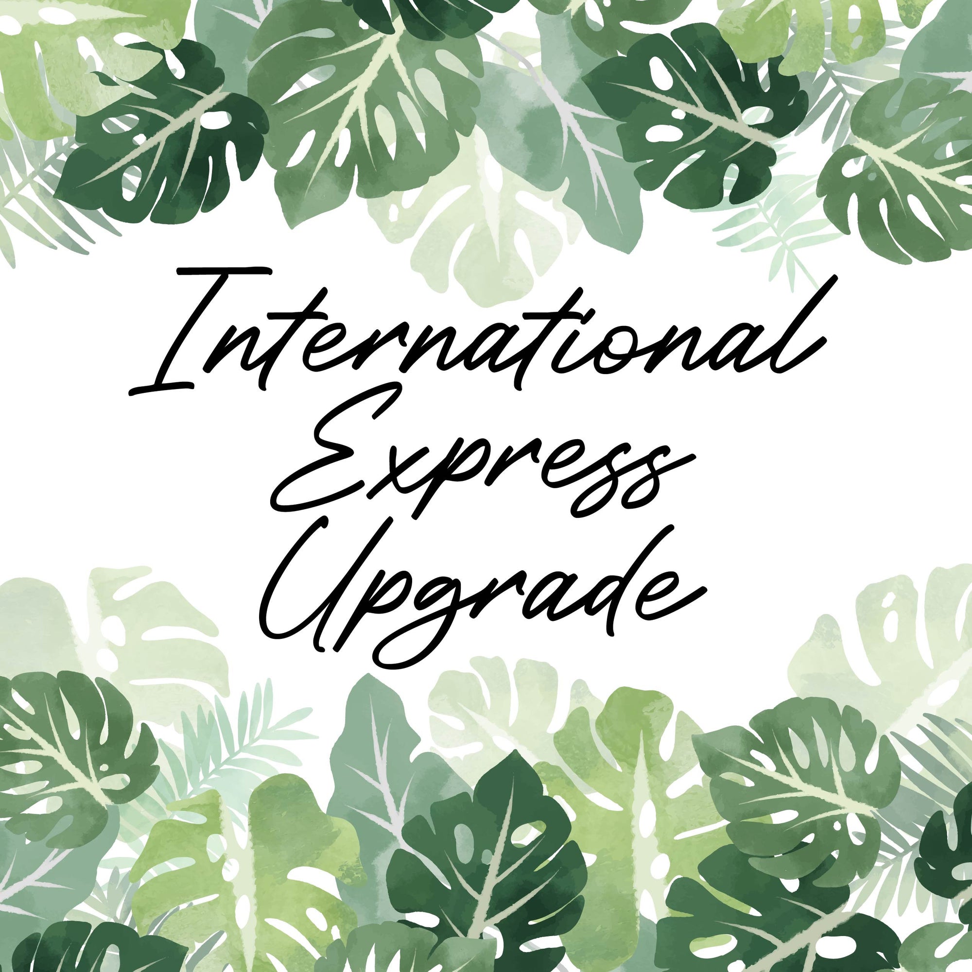 International Express Post Shipping Upgrade