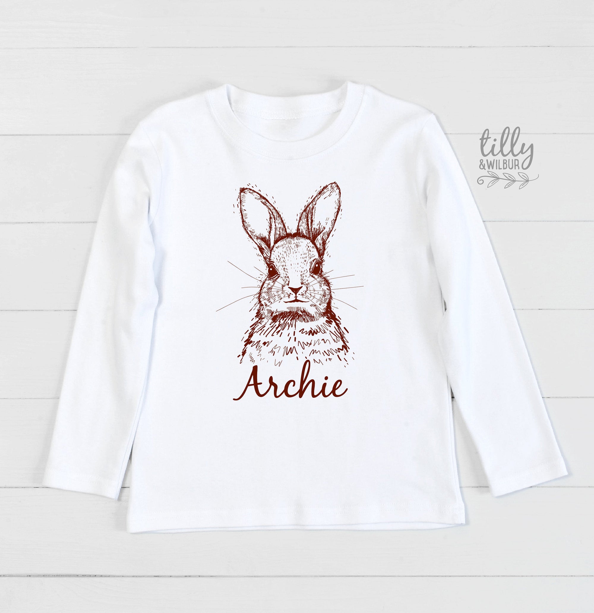 Personalised Easter Rabbit T-Shirt For Boys, Easter T-Shirt, Boys Easter Gift, Boys Easter Shirt, Hip Hop Boys Easter Clothing, Easter Shirt