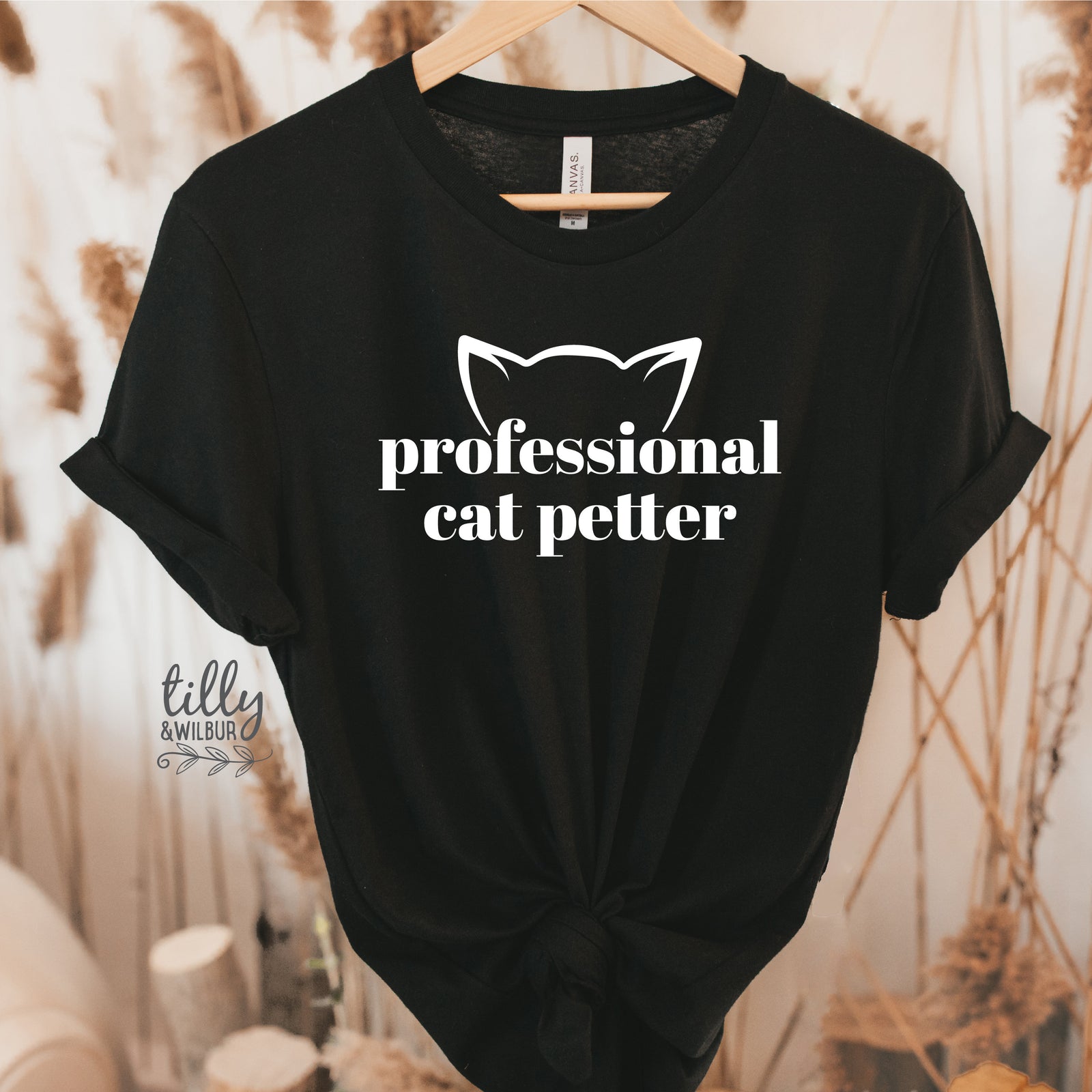 Professional Cat Petter T-Shirt, Funny Cat T-Shirt, Kitty Shirt, Kitten T-Shirt, I Love Cats T-Shirt, Animal Lover, Funny Women's T-Shirt