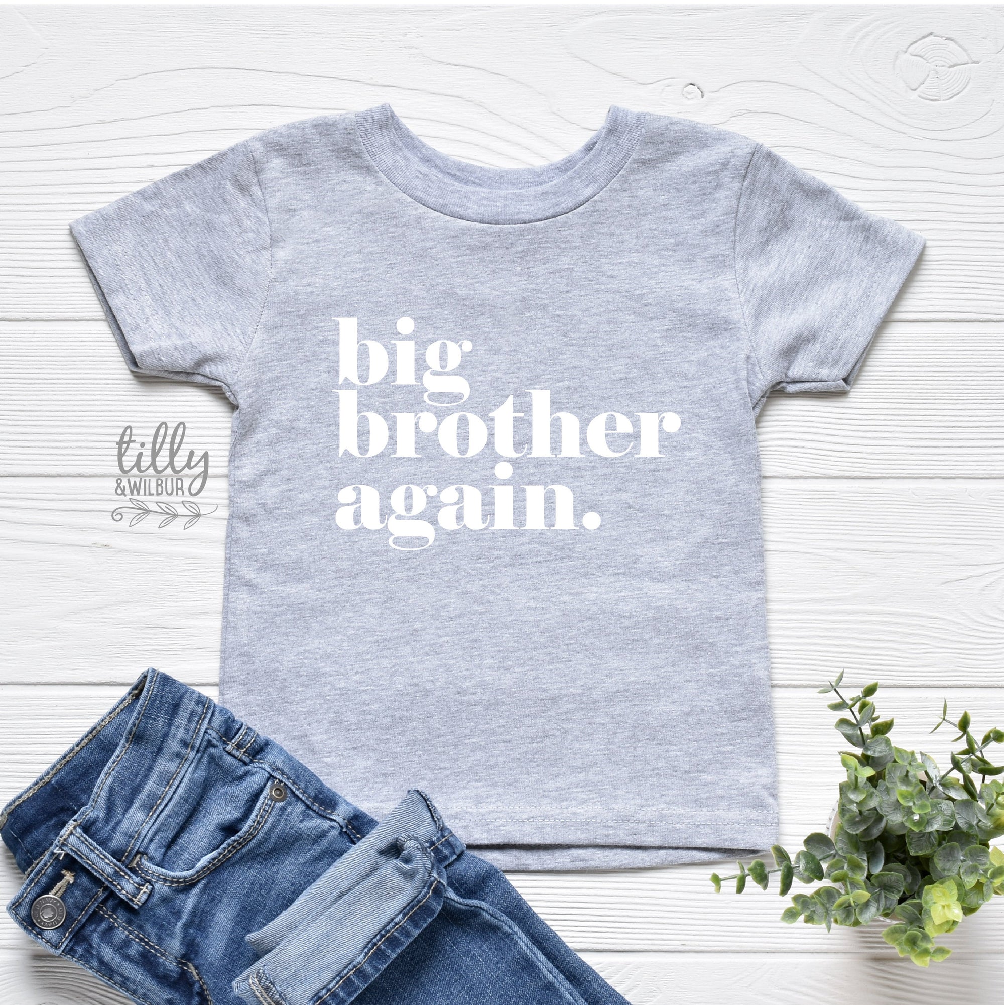 Big Brother Again T-Shirt, Promoted To Big Brother T-Shirt For Boys, Big Brother Tee, I&#39;m Going To Be A Big Brother, Pregnancy Announcement