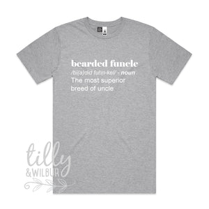 Bearded Uncle T-Shirt, The Most Superior Breed Of Uncle, Just Like A Normal Uncle Only Way Cooler T-Shirt, Funny Uncle Gift, Uncle Christmas