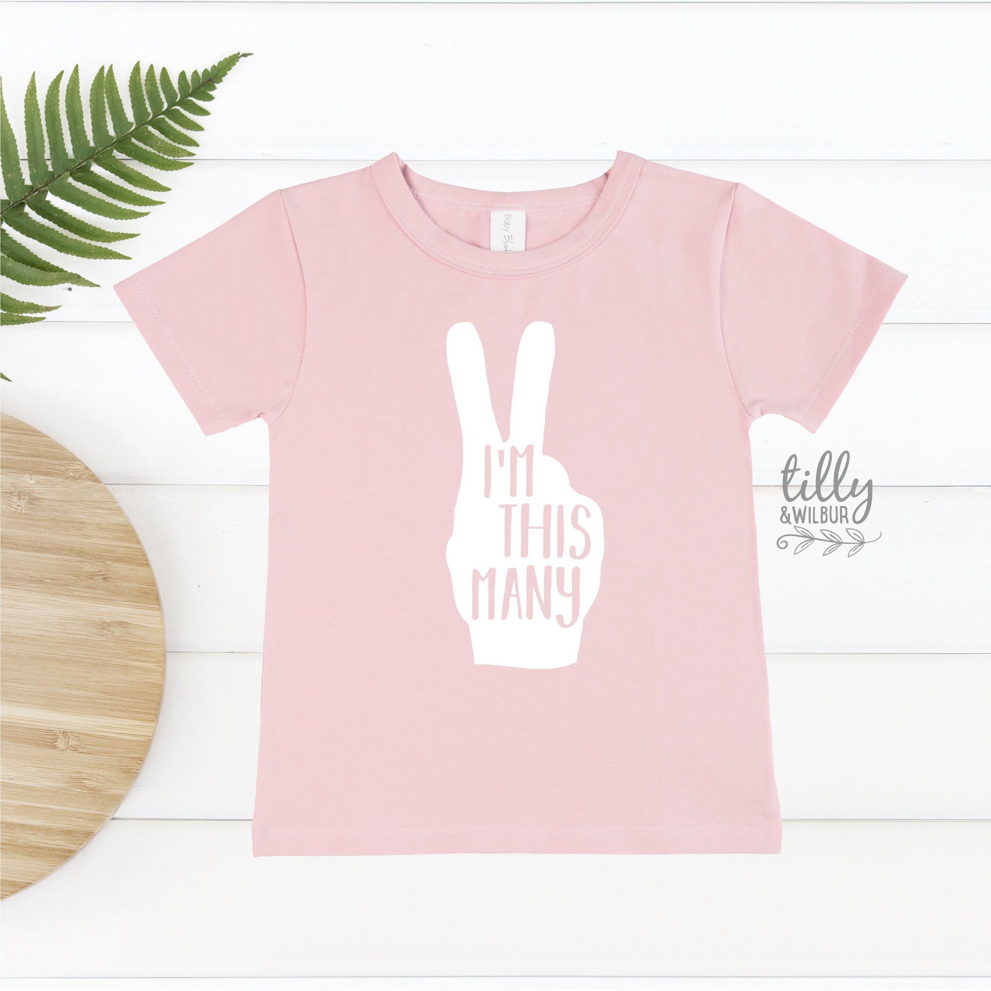 I&#39;m This Many T-Shirt, Two Finger Birthday T-Shirt, 2nd Second Birthday Tee, Two Birthday Gift, Girls 2nd Birthday, Girls Birthday T-Shirt