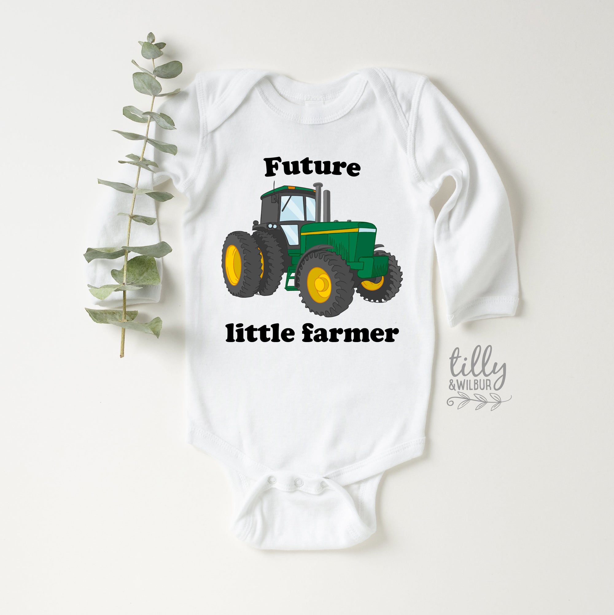 Future Little Farmer Bodysuit, Future Farmer Bodysuit, Pregnancy Announcement Bodysuit, Farm Baby Bodysuit, Newborn Baby Gift For Farmers