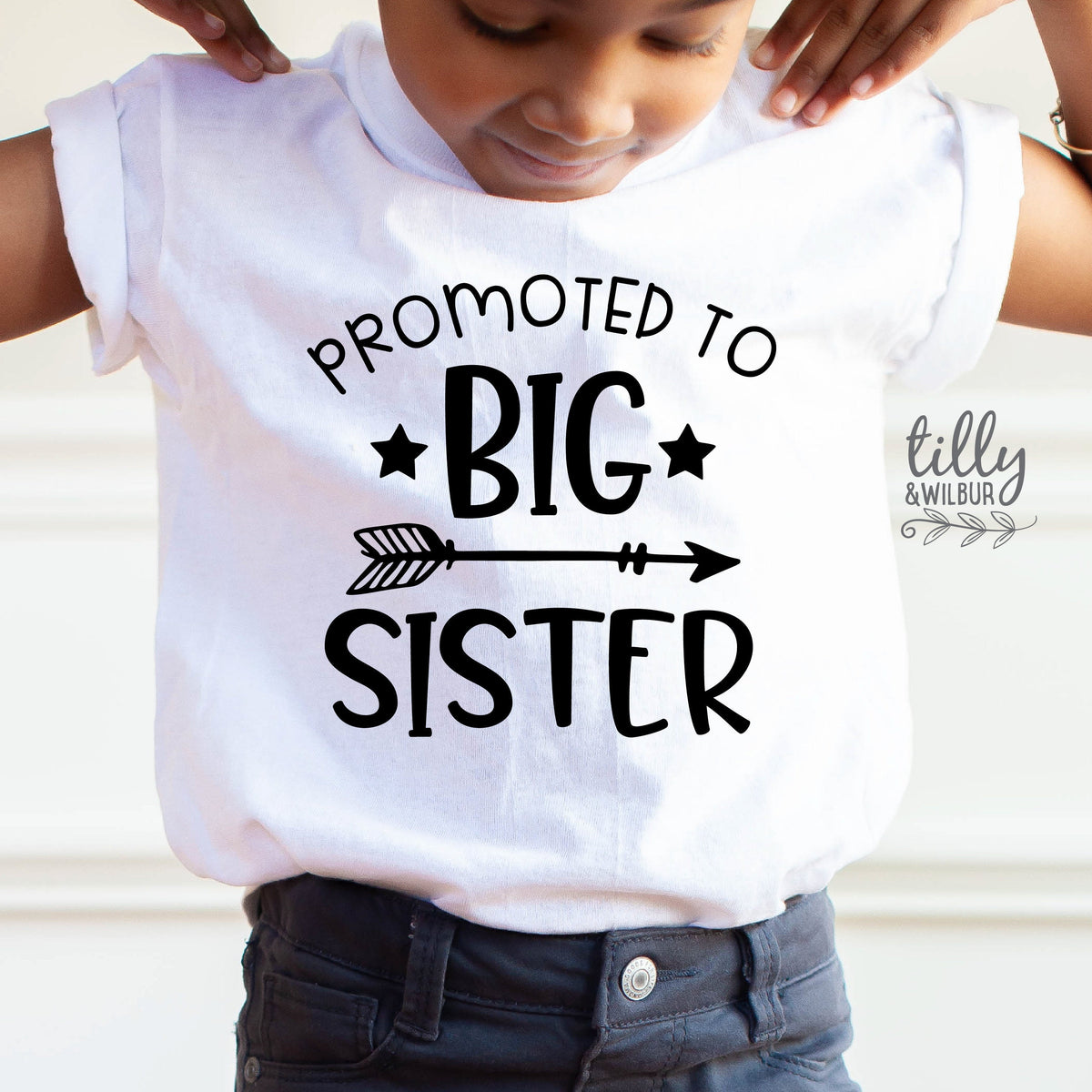 Promoted To Big Sister T-Shirt, Big Sis T-Shirt,  Big Sister Gift, Pregnancy Announcement Shirt, I&amp;#39;m Going To Be A Big Sister T-Shirt, Sis