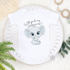 Will You Be My Godparents? Baby Bodysuit, Godparents Bodysuit, Godparents Invitation, Godparents Announcement, Godmother And Godfather