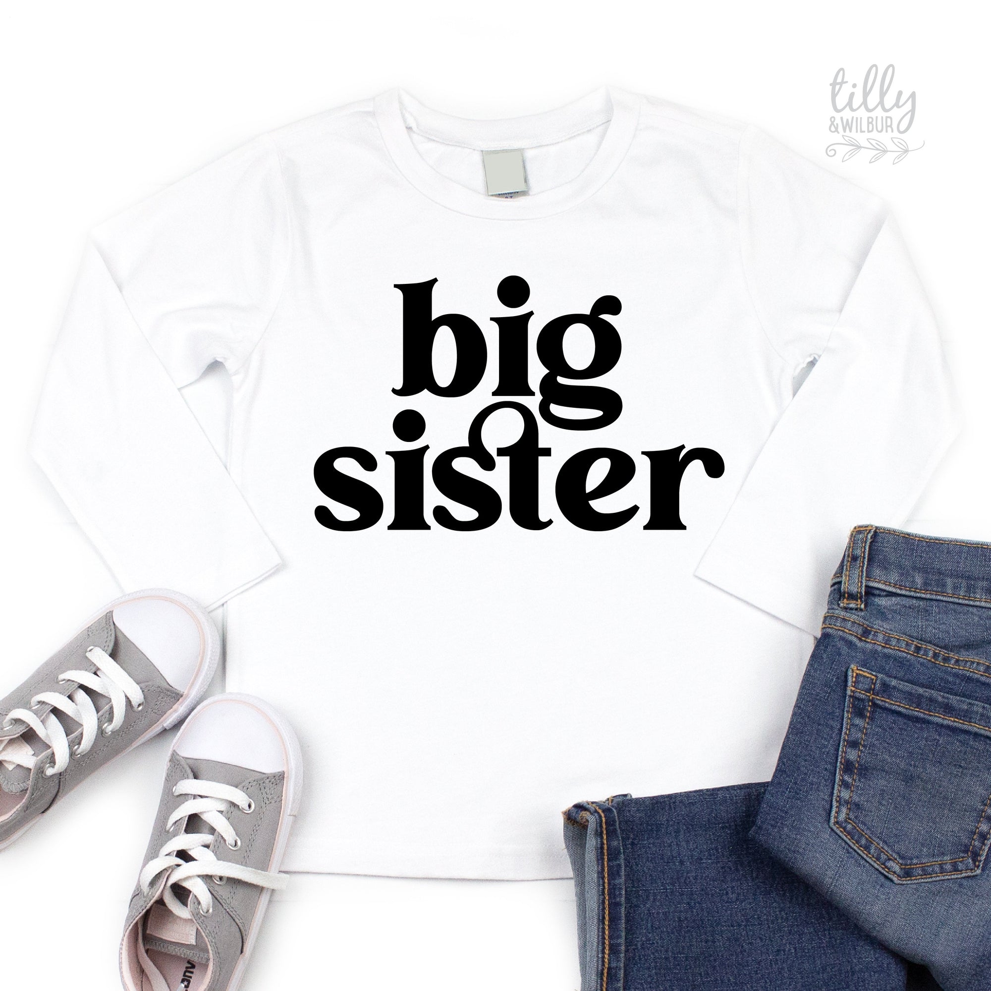 Big Sister T-Shirt, Big Sister Announcement, Big Sister Gift, Pregnancy Announcement Shirt, I&#39;m Going To Be A Big Sister Announcement Shirt