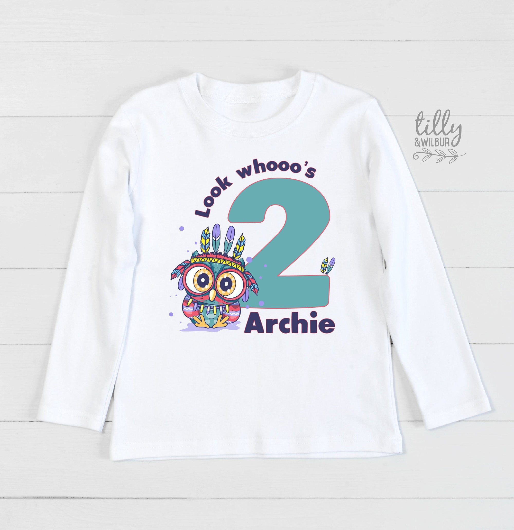 Look Whooo&#39;s Two Birthday T-Shirt, Two Wild Boys Birthday T-Shirt, Two Wild Birthday, 2 Year Old Boy, Personalised 2nd Birthday Owl T-Shirt