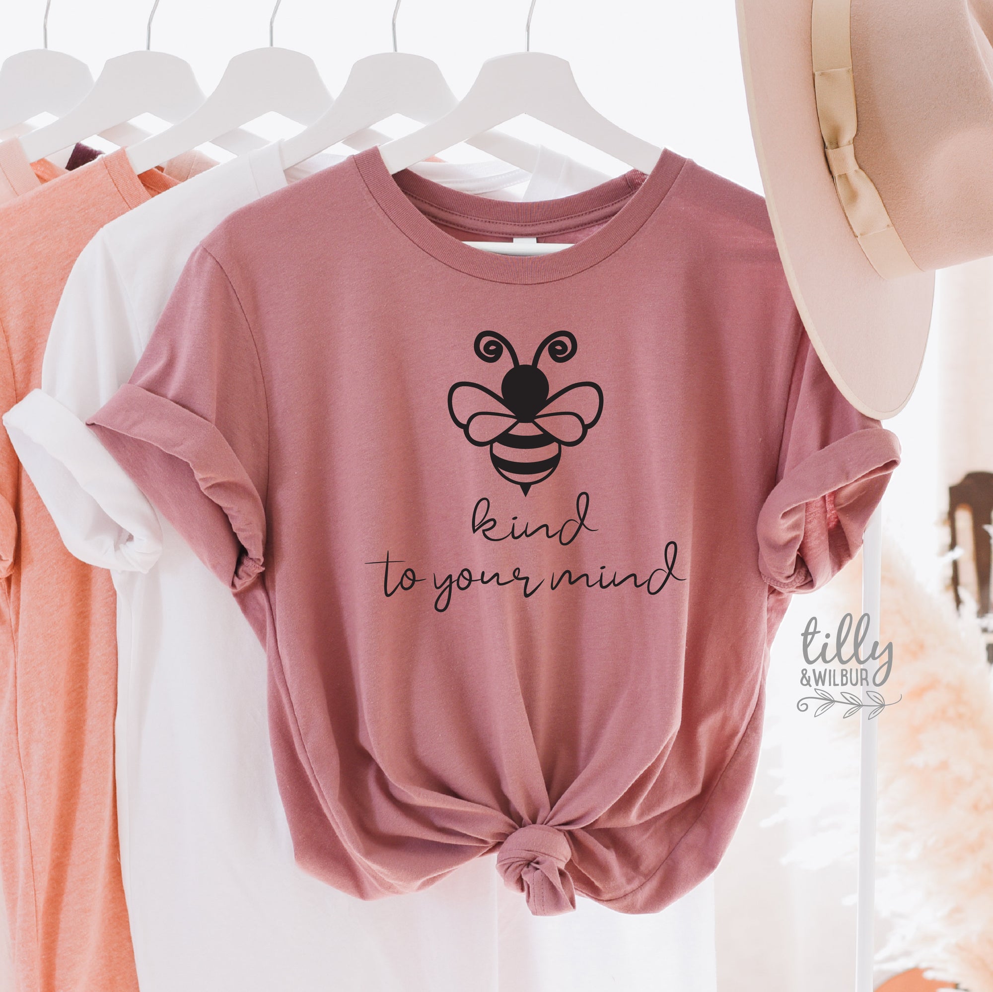 Bee Kind To Your Mind Women&#39;s T-Shirt, Be Kind T-Shirt, Bee Kind Shirt, Kindness Matters Shirt, Inspirational Clothing, Kindness Clothing,