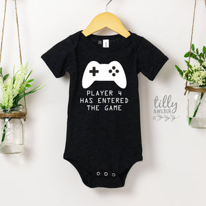 Player 4 Has Entered The Game, Player 1 Player 2, Father Son Matching Shirts, Matching Dad Baby, Gamers Father&#39;s Day Gift, Gamer Gift, Xbox
