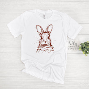 Rabbit Easter T-Shirt For Men, Rabbit T-Shirt, Easter T-Shirt, Dad Easter Gift, Men&#39;s Easter Shirt, Hip Hop Mens Clothing Bunny, Male Easter