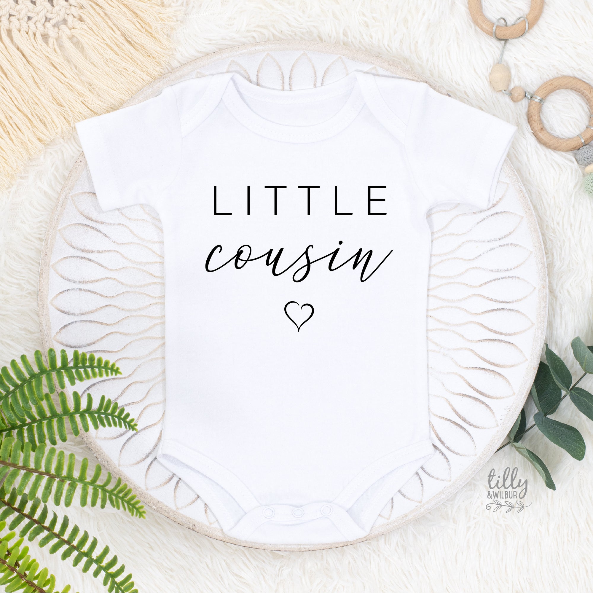 Little Cousin Baby Bodysuit, Little Cousin Bodysuit, Little Cousin Baby Romper, Pregnancy Announcement Bodysuit, Newborn Gift, New Cousin