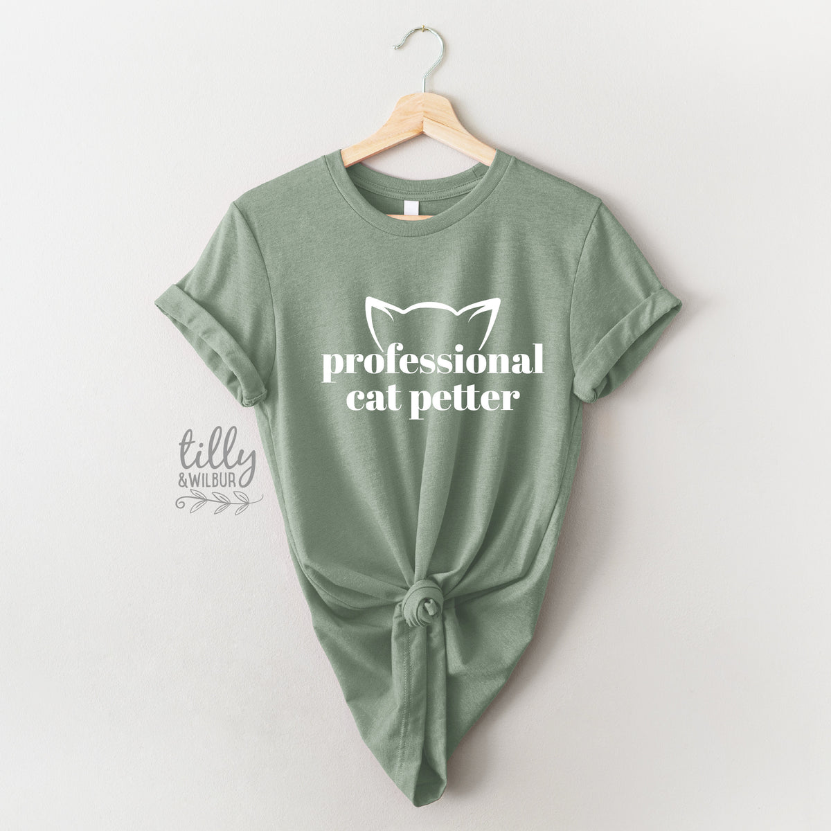 Professional Cat Petter T-Shirt, Funny Cat T-Shirt, Kitty Shirt, Kitten T-Shirt, I Love Cats T-Shirt, Animal Lover, Funny Women&amp;#39;s T-Shirt