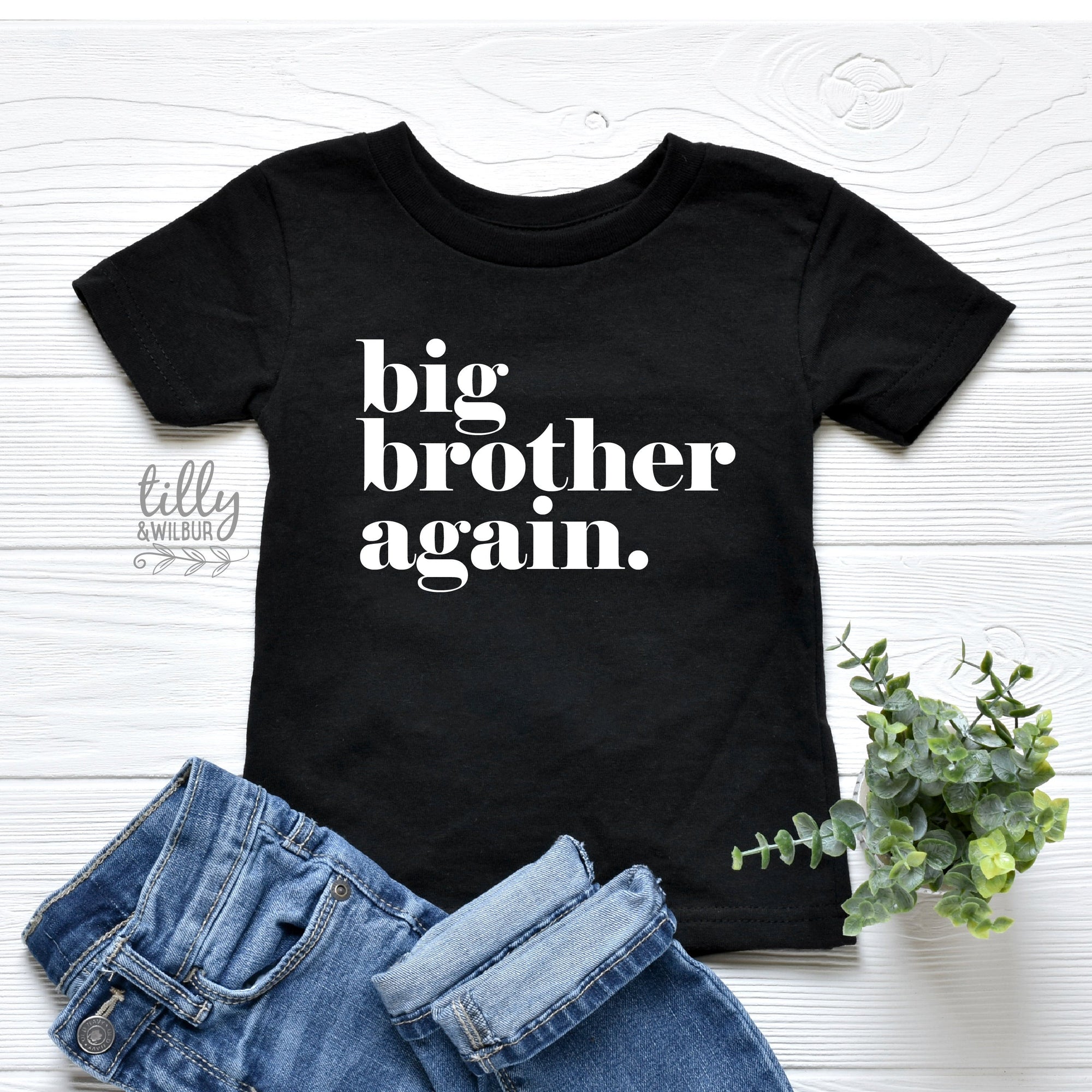 Big Brother Again T-Shirt, Promoted To Big Brother T-Shirt For Boys, Big Brother Tee, I&#39;m Going To Be A Big Brother, Pregnancy Announcement