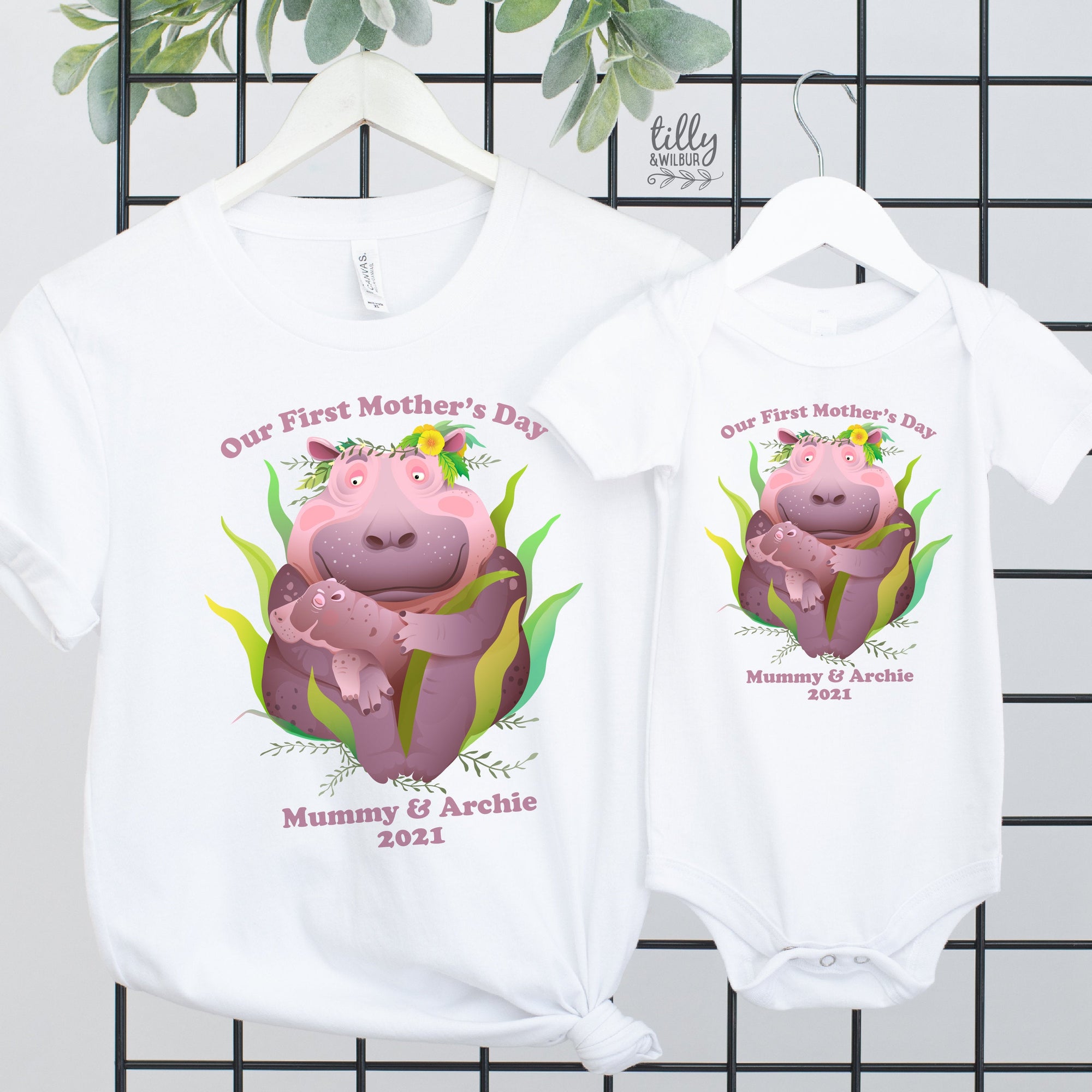 Our First Mother&#39;s Day 2021 Matching Outfits, Mother And Baby Mother&#39;s Day T-Shirts, Mothers Day Gift, Mummy & Me Matching, 1st Mother&#39;s Day