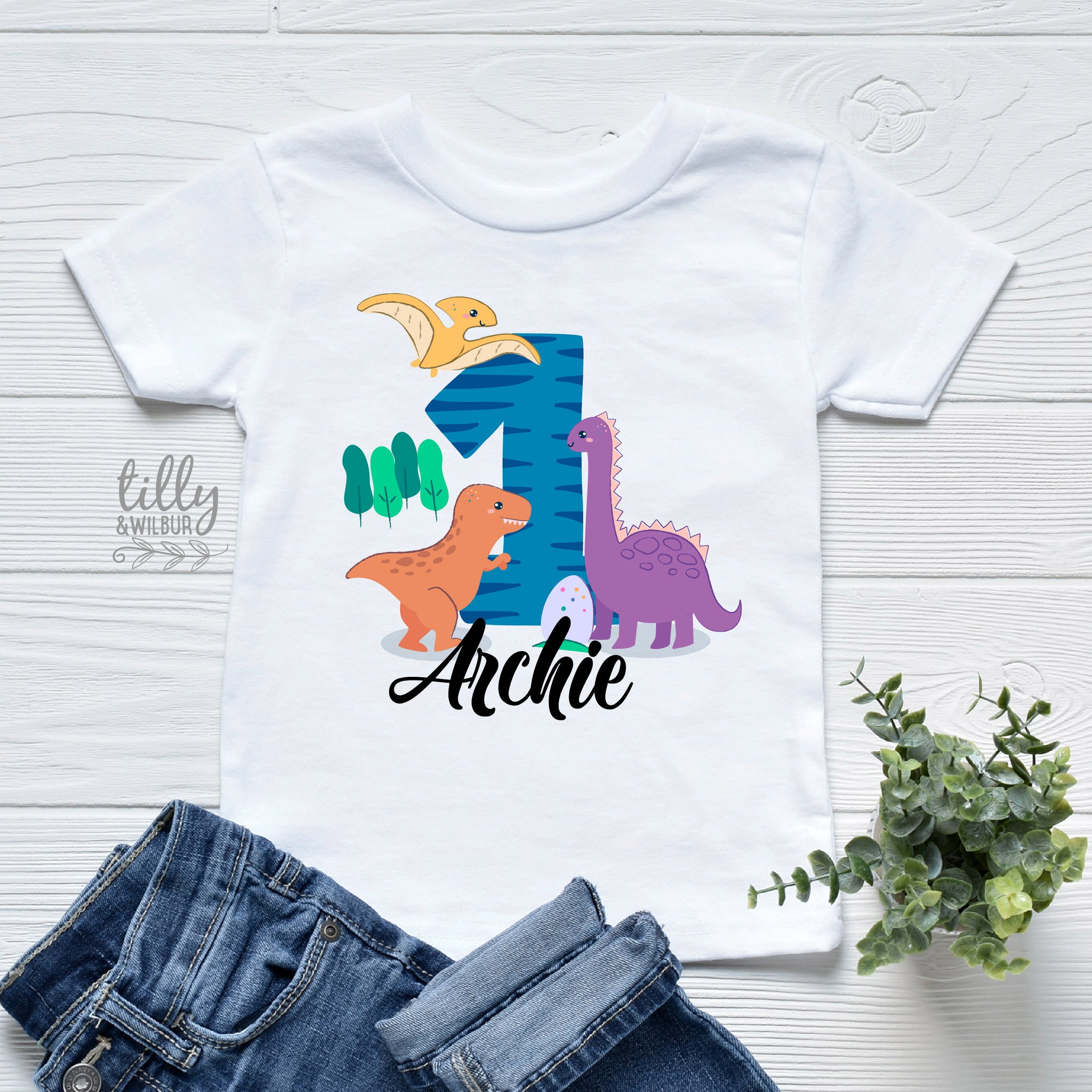 Dinosaur first birthday shirt deals