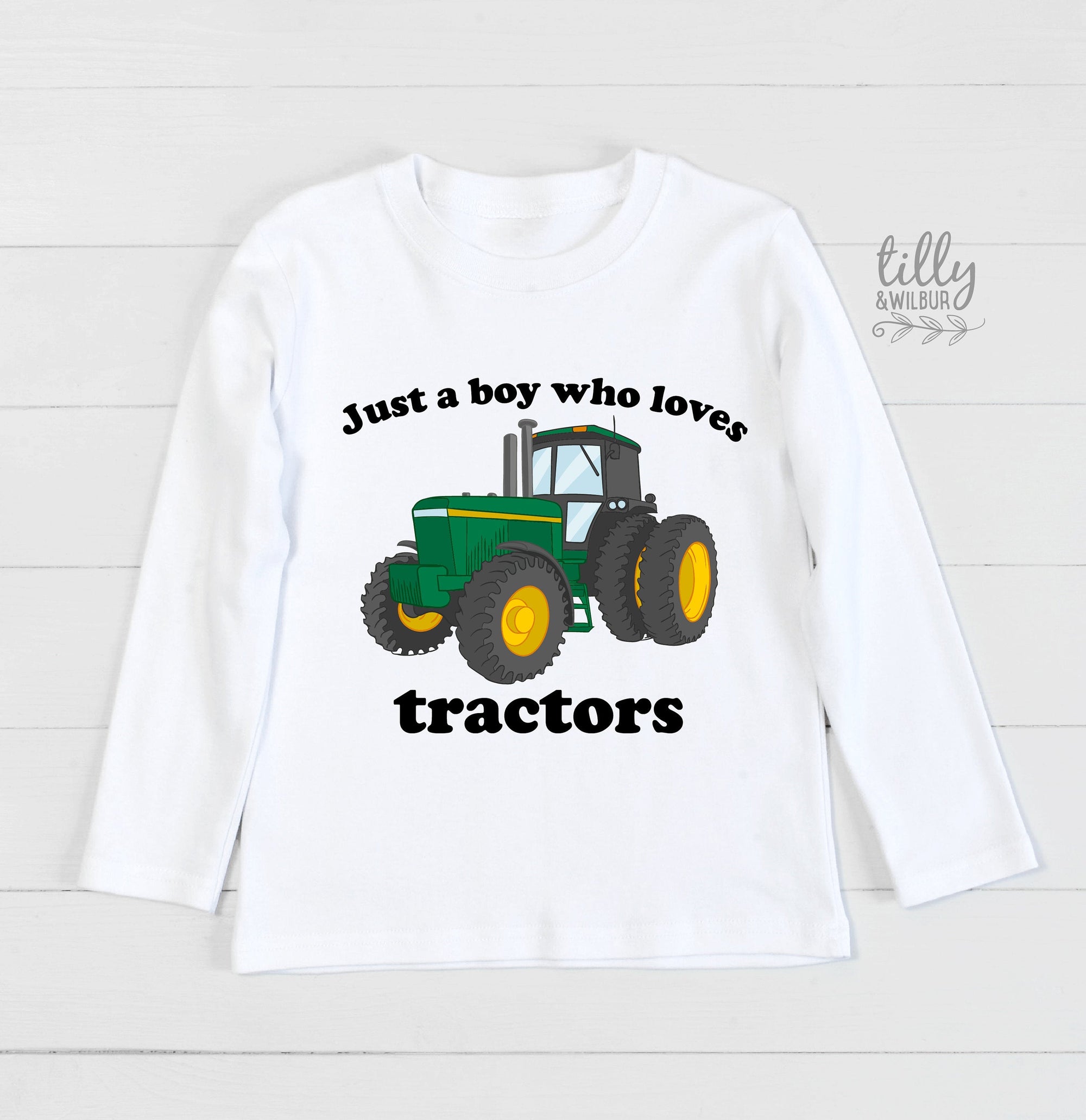 Just a Boy Who Loves Tractors T-Shirt, Tractor T-Shirt, I Love Tractors T-Shirt, Farm Life, Tractor Lover Gift, Tractor Shirt, Farmer Shirt