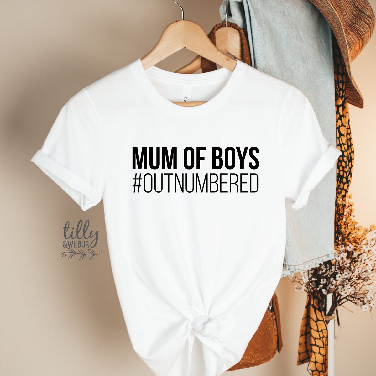 Mum Of Boys #Outnumbered T-Shirt, Mother&amp;#39;s Day T-Shirt, Mother&amp;#39;s Day Gift, Mum Of Songs, Mum Gift, Mum T-Shirt, Funny Mum T-Shirt, Mom Of