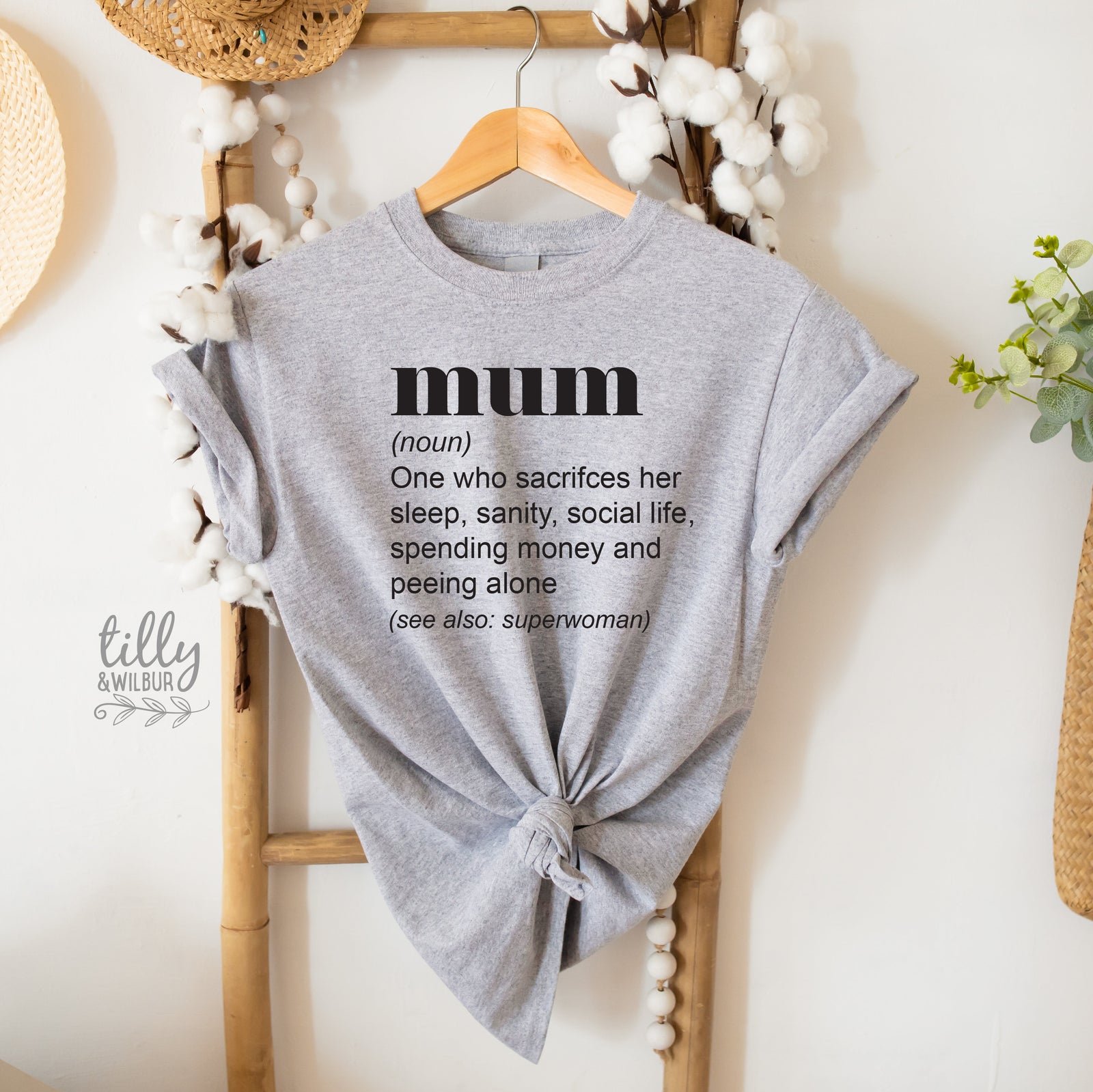 Mum Definition T-Shirt, Funny Mum T-Shirt, Motherhood Is A Walk In The Park T-Shirt, Funny Mum Tee, Mother's Day Gift, Funny Gift For Mum