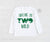 Two Wild Birthday T-Shirt, Personalised Dinosaur 2nd Birthday T-Shirt, 2nd Birthday Dinosaur T-Shirt, 2nd Birthday Gift, Dino Birthday Shirt