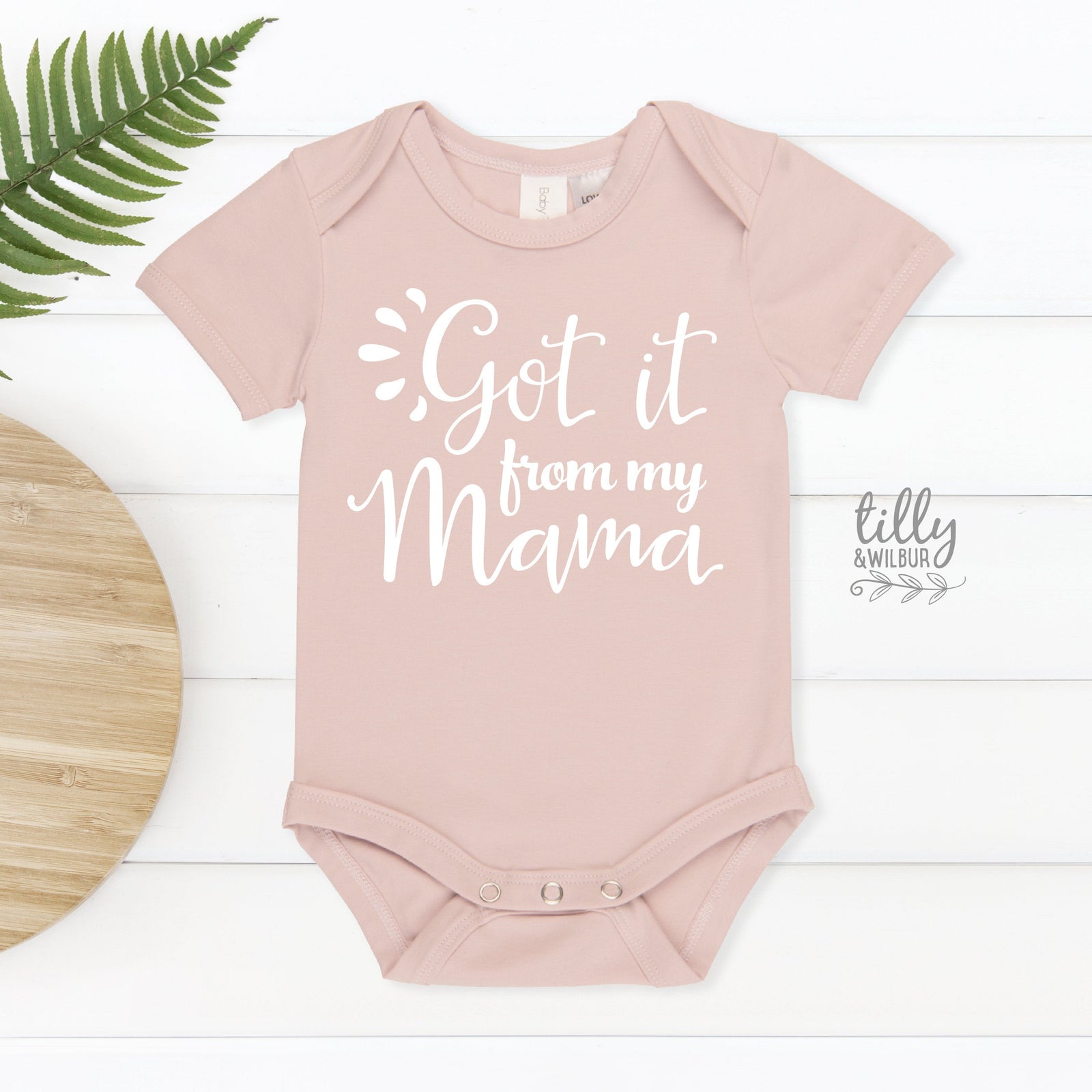 Got It From My Mama Baby Bodysuit, Mama T-Shirt, Mummy And Me, Mommy And Me, Mother's Day Gift, Mother's Day Onesies®, I Got It From My Mama