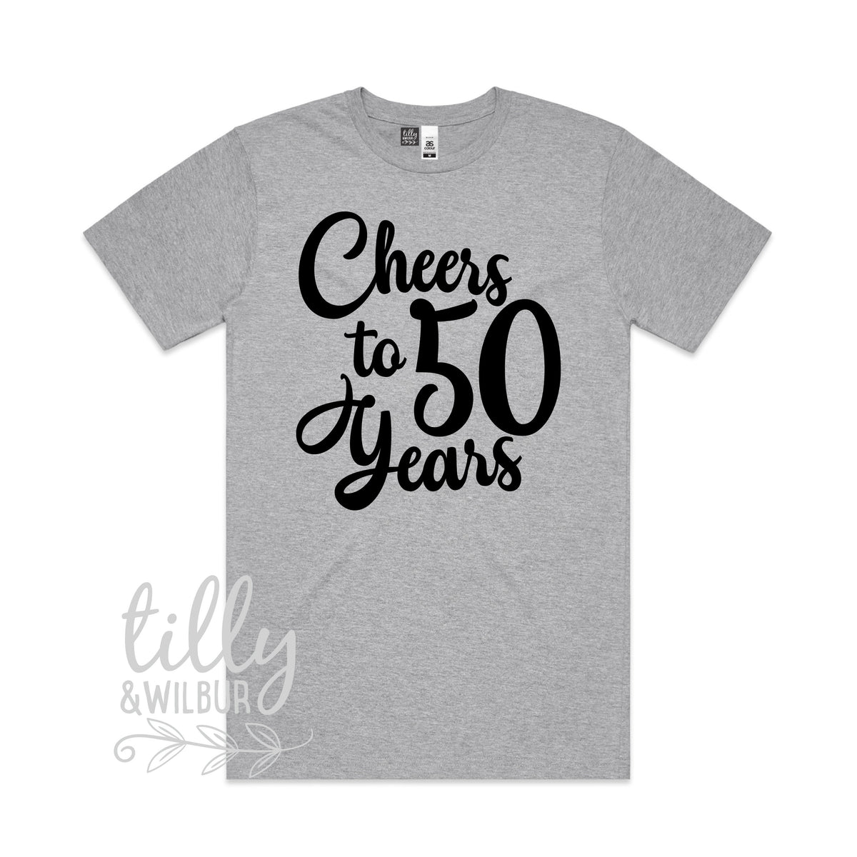 50th Birthday T-Shirt For Men, Cheers To 50 Years T-Shirt, Cheers And Beers To My 50 Years T-Shirt, Men&amp;#39;s Birthday Gift, 50th Birthday Shirt