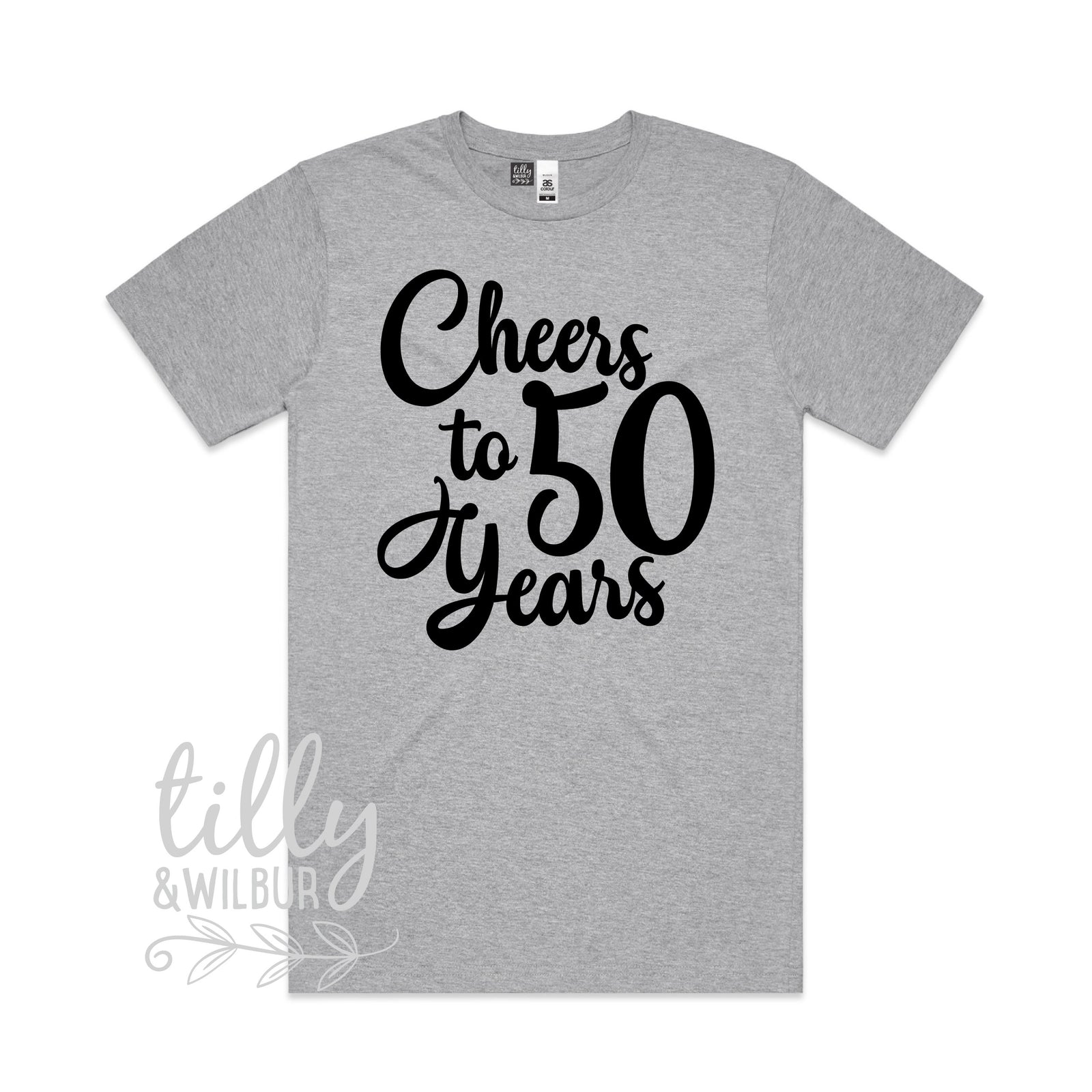 50th Birthday T-Shirt For Men, Cheers To 50 Years T-Shirt, Cheers And Beers To My 50 Years T-Shirt, Men's Birthday Gift, 50th Birthday Shirt