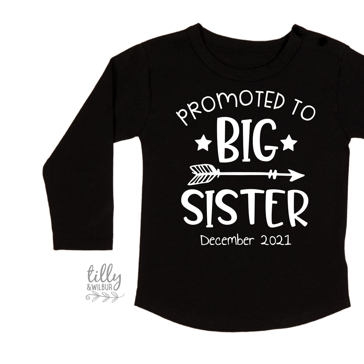 Promoted To Big Sister T-Shirt, Big Sis T-Shirt,  Big Sister Gift, Pregnancy Announcement Shirt, I&amp;#39;m Going To Be A Big Sister T-Shirt, Sis