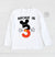 Personalised 3rd Birthday T-Shirt, Three Birthday T-Shirt, Third Birthday Tee, Three Birthday Gift, Boys 3rd Birthday, Boys Birthday Shirt