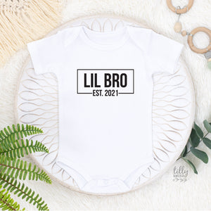 Lil Bro Onesies®, Lil Bro Bodysuit, Biggest Brother T-Shirt, Big Brother Shirt, Little Brother, Lil Bro TShirt, Pregnancy Announcement