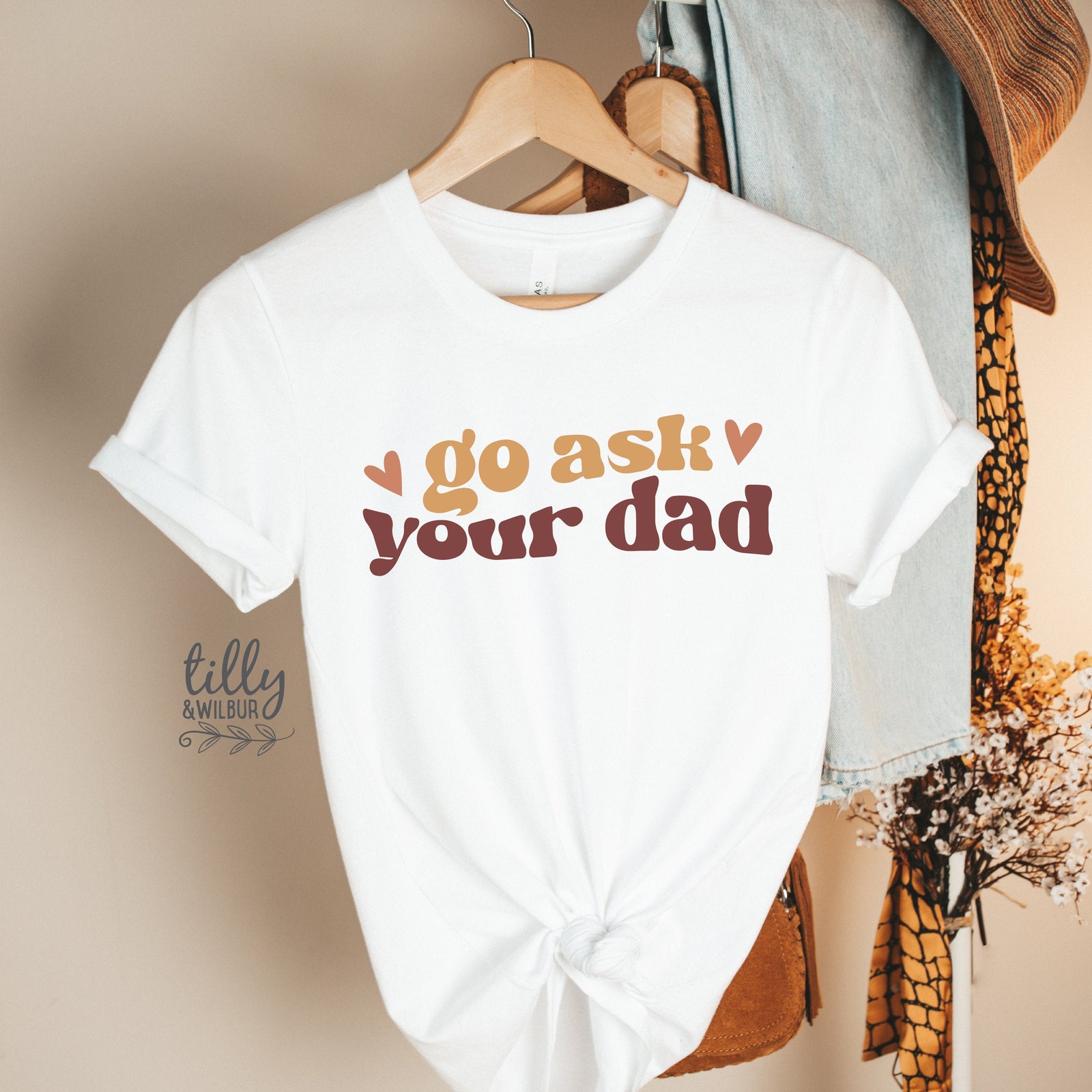 Go Ask Your Dad T-Shirt, Motherhood Is A Walk In The Park Women's T-Shirt, Funny Mum Tee, Mother's Day Gift, Mamasaurus T-Shirt, Not Today