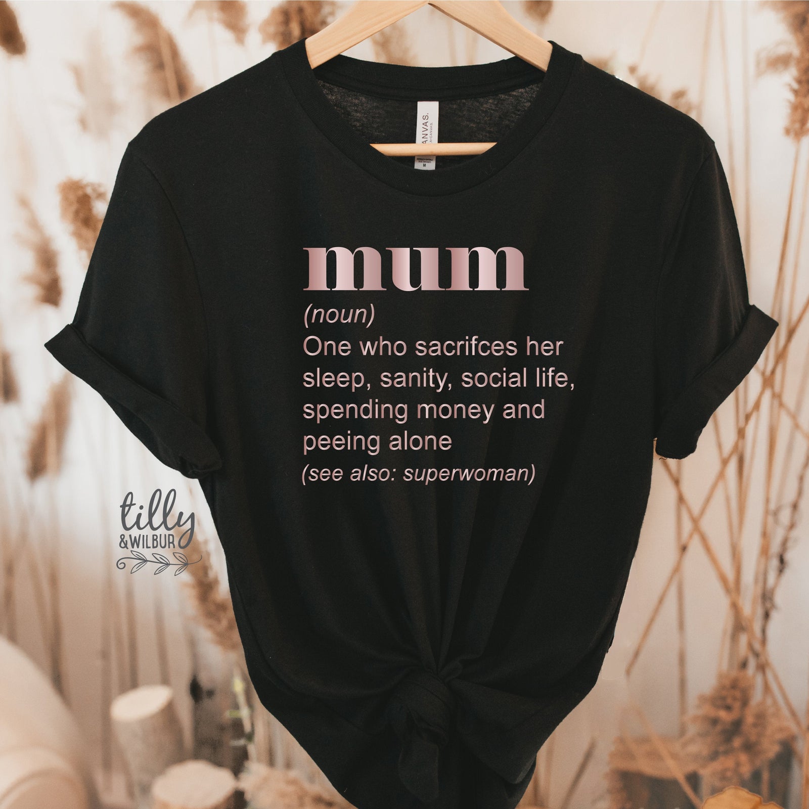 Mum Definition T-Shirt, Funny Mum T-Shirt, Motherhood Is A Walk In The Park T-Shirt, Funny Mum Tee, Mother's Day Gift, Funny Gift For Mum