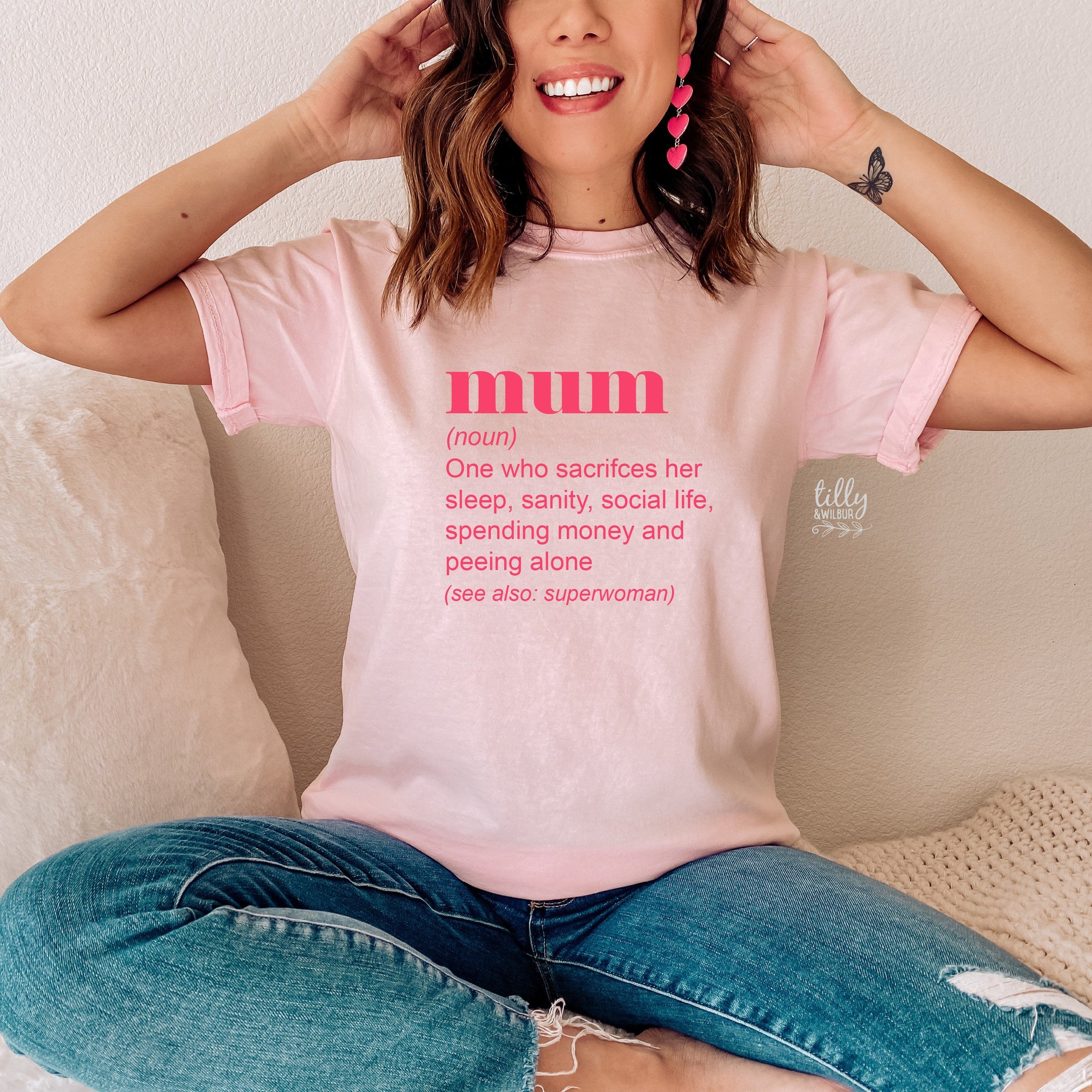 Mum Definition T-Shirt, Funny Mum T-Shirt, Motherhood Is A Walk In The Park T-Shirt, Funny Mum Tee, Mother&#39;s Day Gift, Funny Gift For Mum